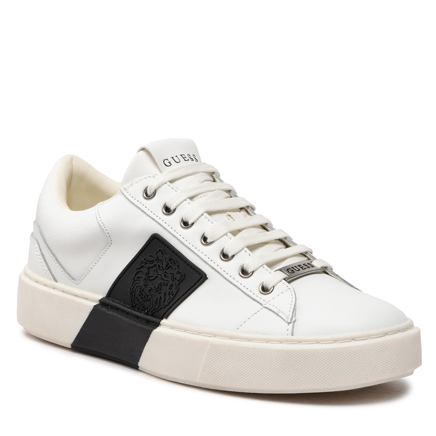 Guess Сникърси Vice Sash FM8VIS LEA12 Бял - Pepit.bg