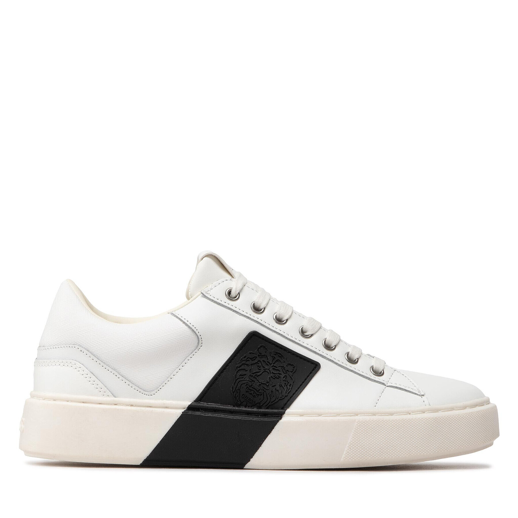 Guess Сникърси Vice Sash FM8VIS LEA12 Бял - Pepit.bg
