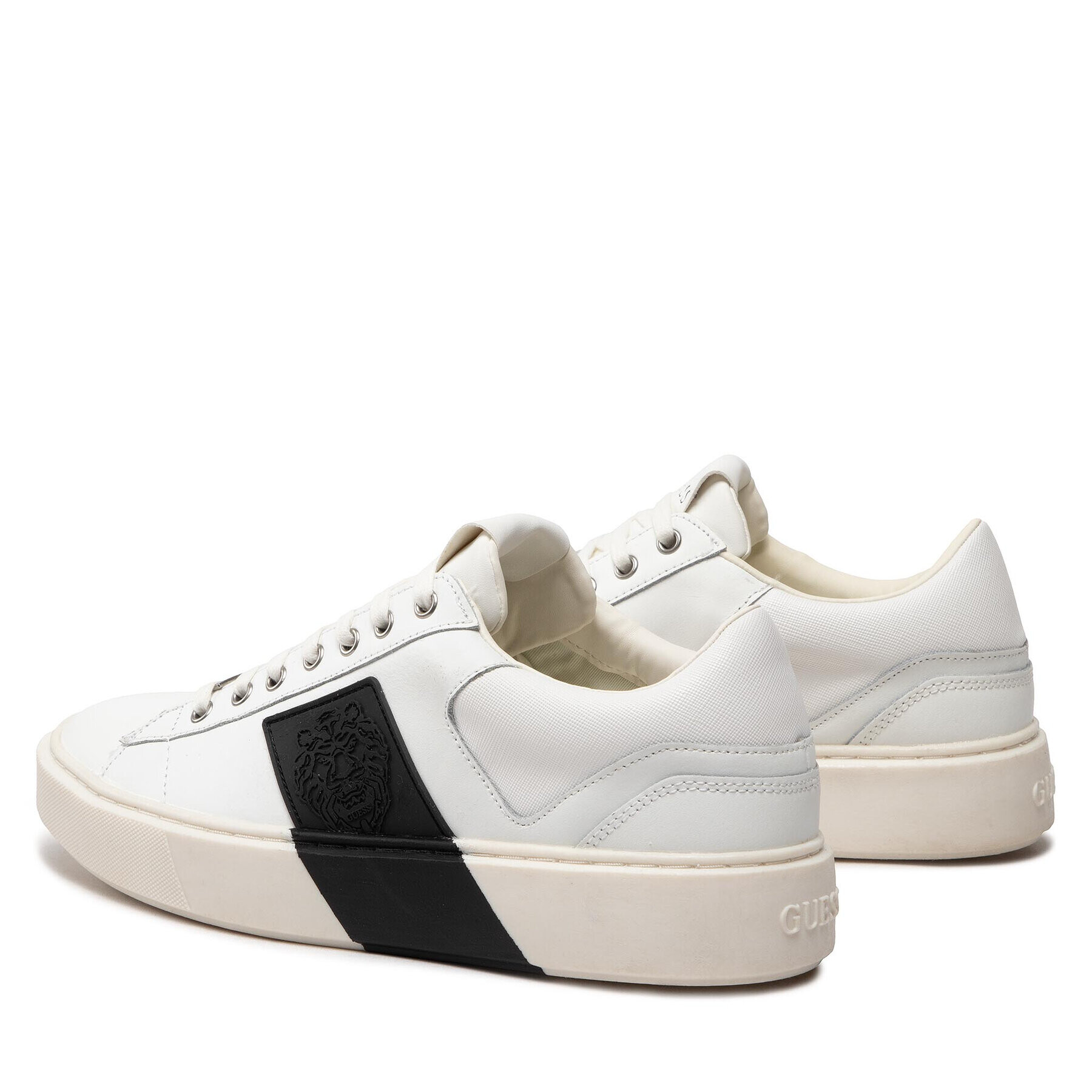 Guess Сникърси Vice Sash FM8VIS LEA12 Бял - Pepit.bg