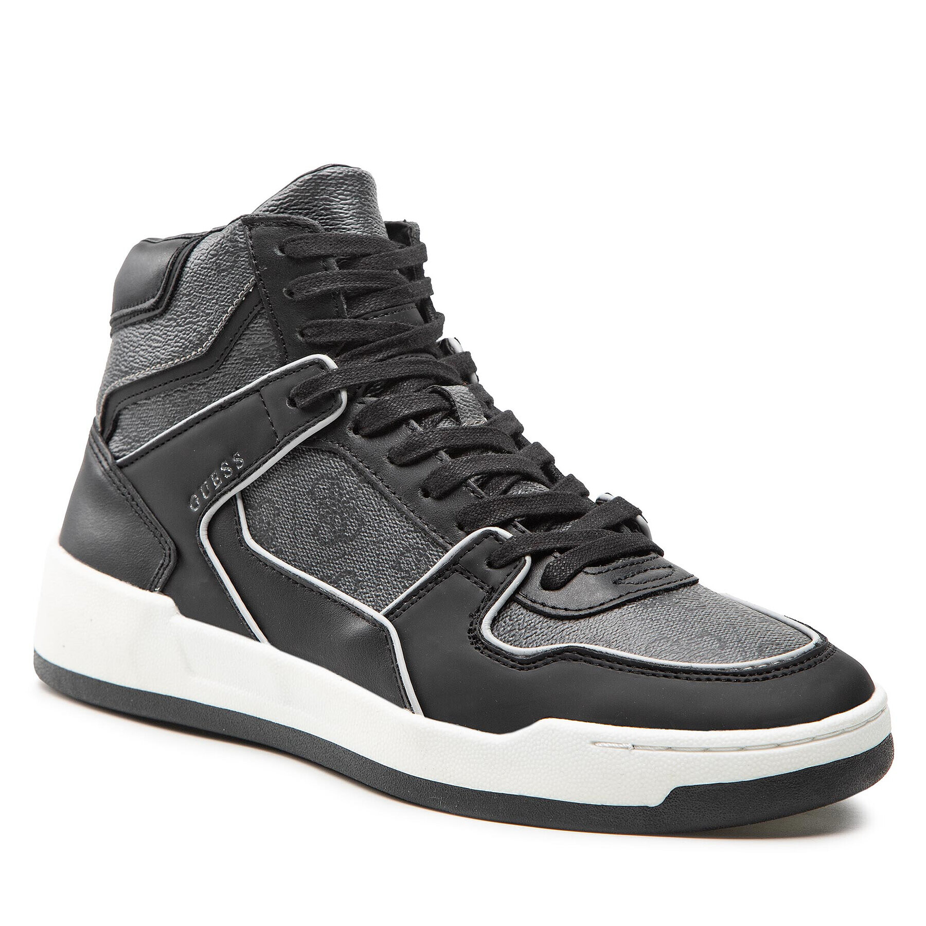 Guess Сникърси Vicenza High FM8VIH FAL12 Сив - Pepit.bg