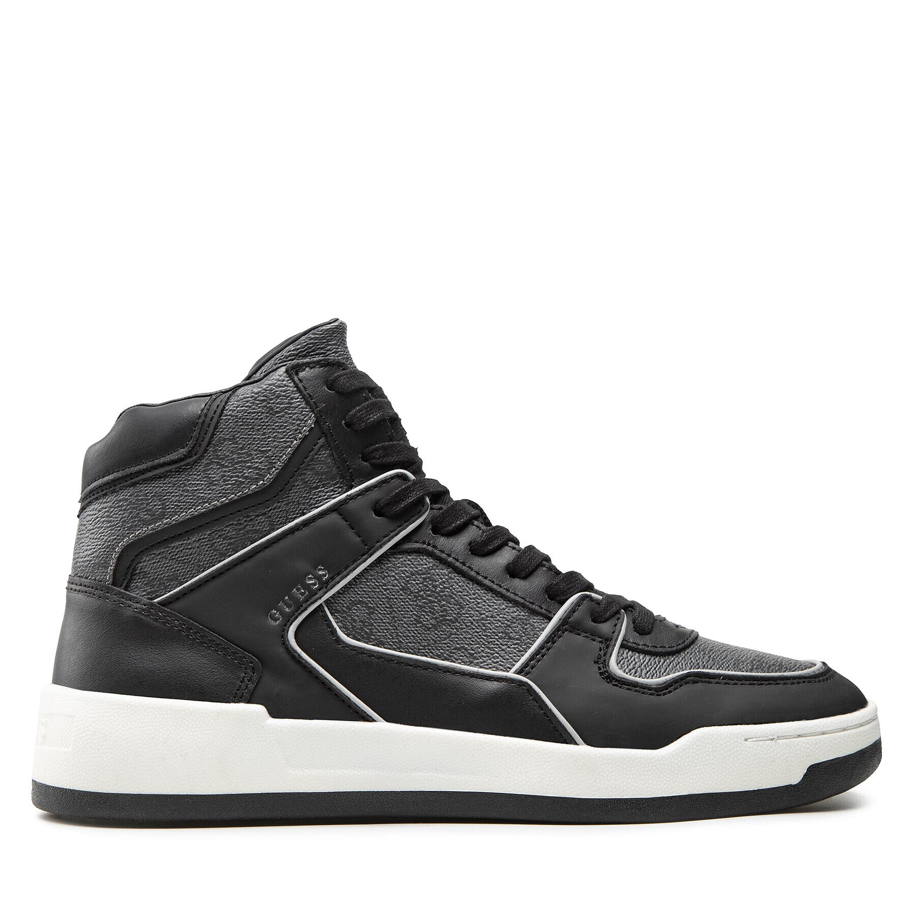 Guess Сникърси Vicenza High FM8VIH FAL12 Сив - Pepit.bg