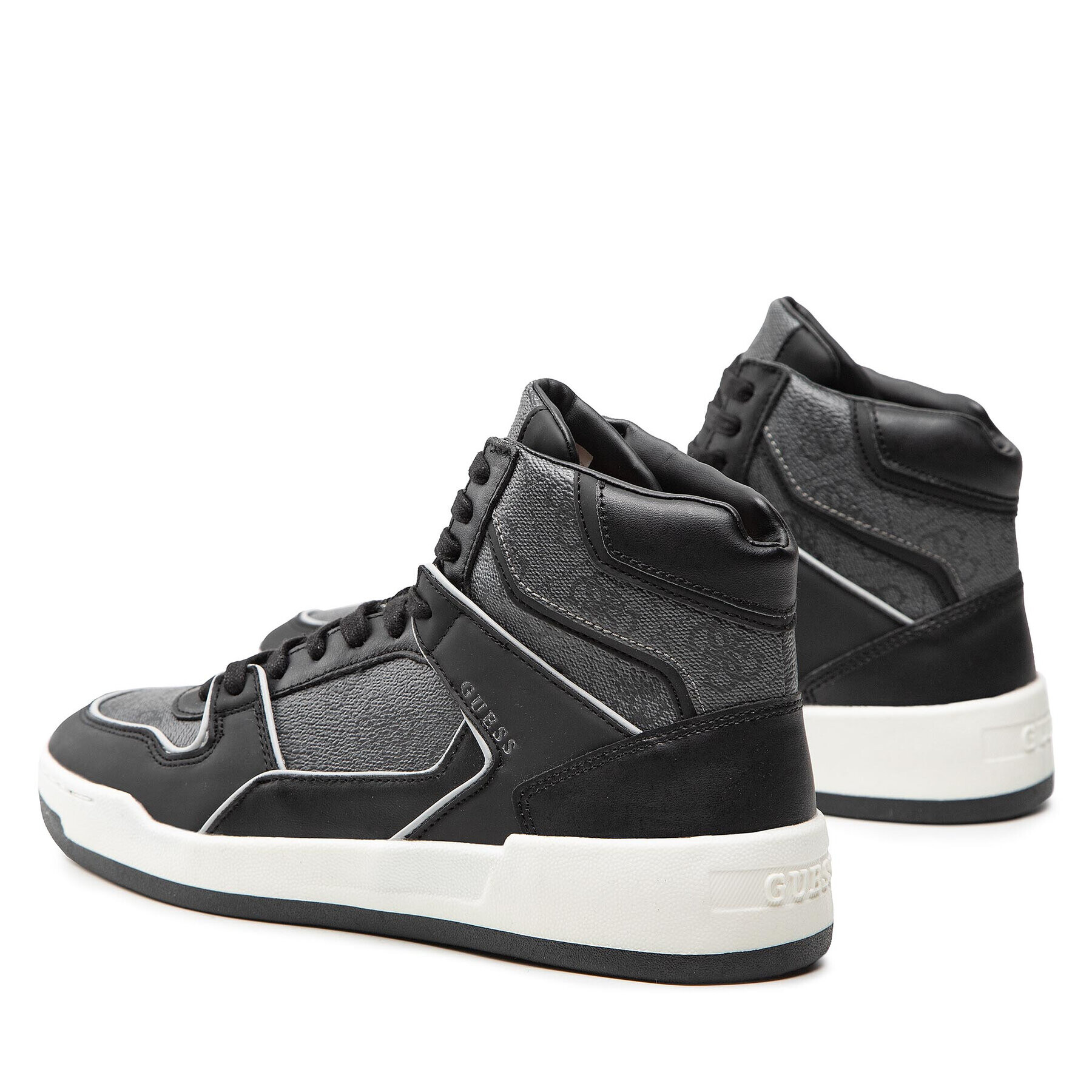 Guess Сникърси Vicenza High FM8VIH FAL12 Сив - Pepit.bg