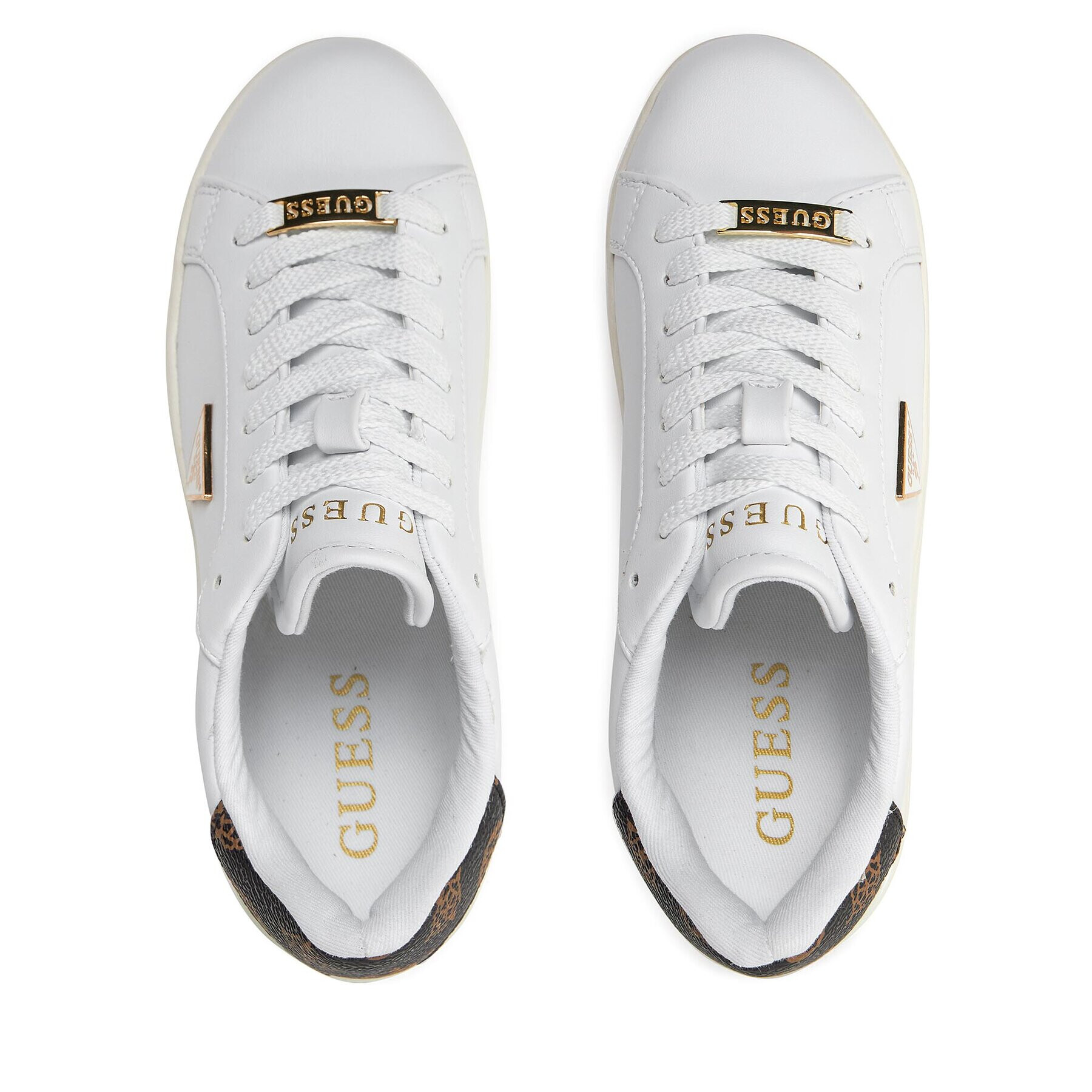 Guess Сникърси Willen FLPWLL ELE12 Бял - Pepit.bg