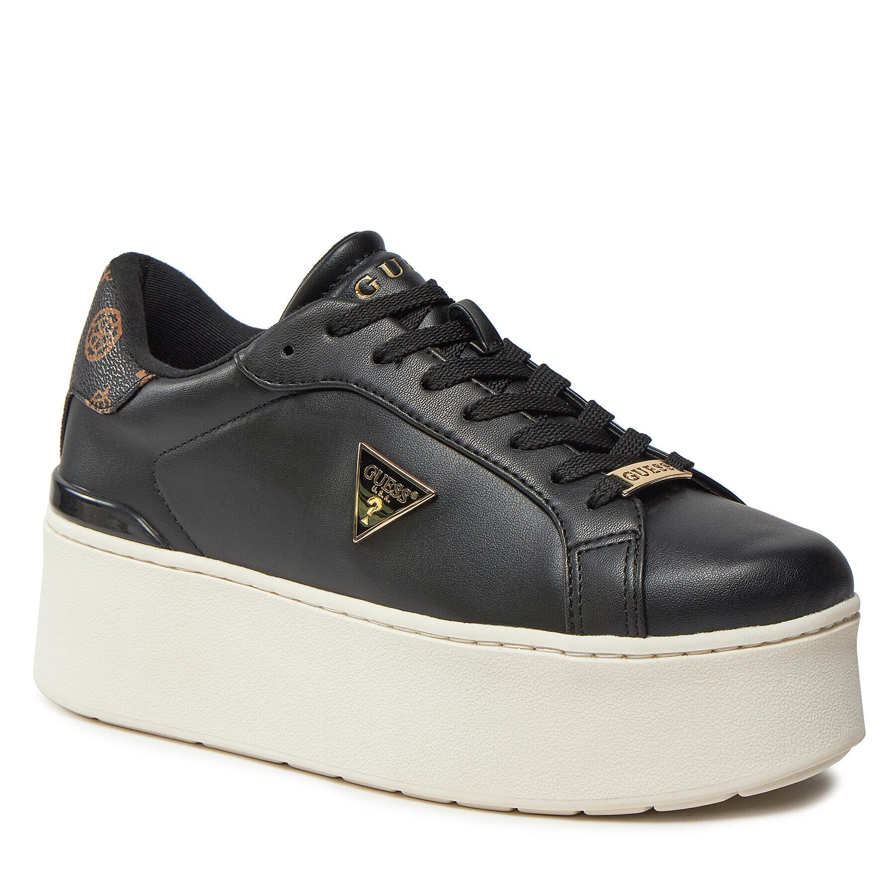 Guess Сникърси Willen FLPWLL ELE12 Черен - Pepit.bg