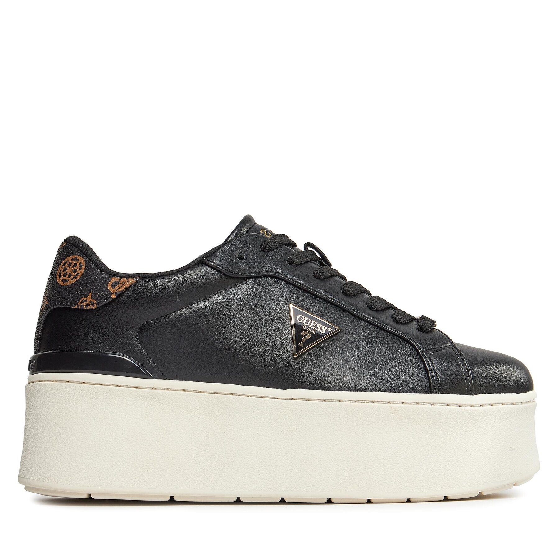Guess Сникърси Willen FLPWLL ELE12 Черен - Pepit.bg
