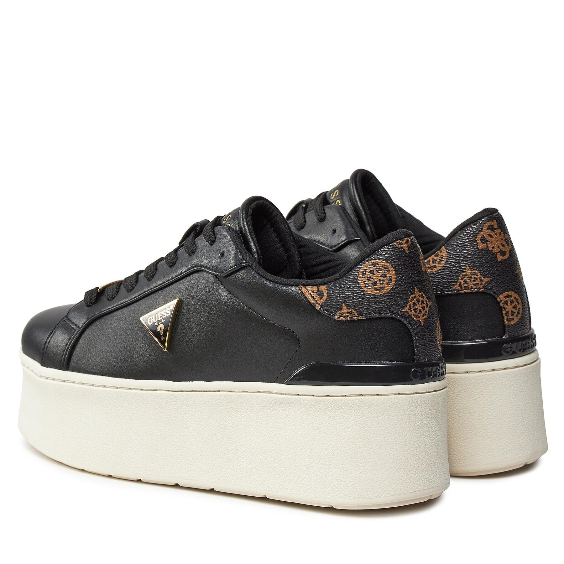 Guess Сникърси Willen FLPWLL ELE12 Черен - Pepit.bg