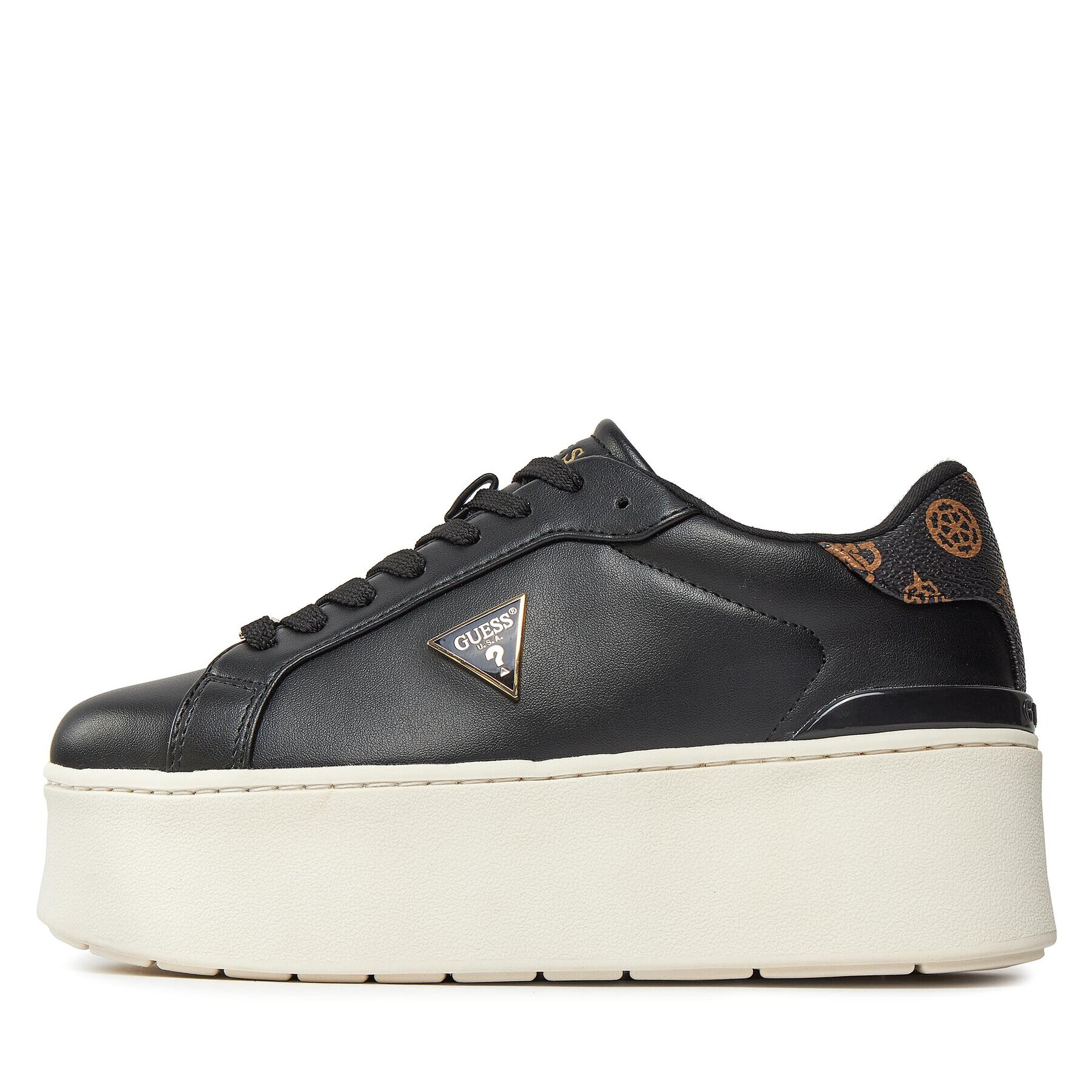 Guess Сникърси Willen FLPWLL ELE12 Черен - Pepit.bg