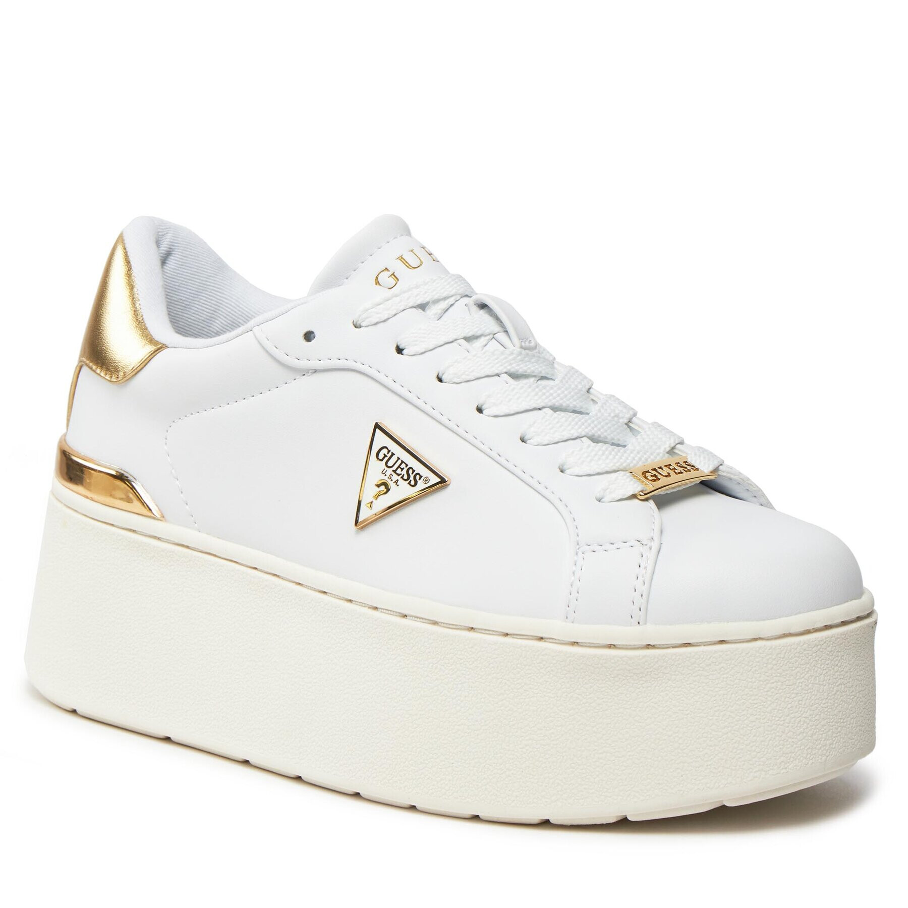 Guess Сникърси Willen FLPWLL LEL12 Бял - Pepit.bg