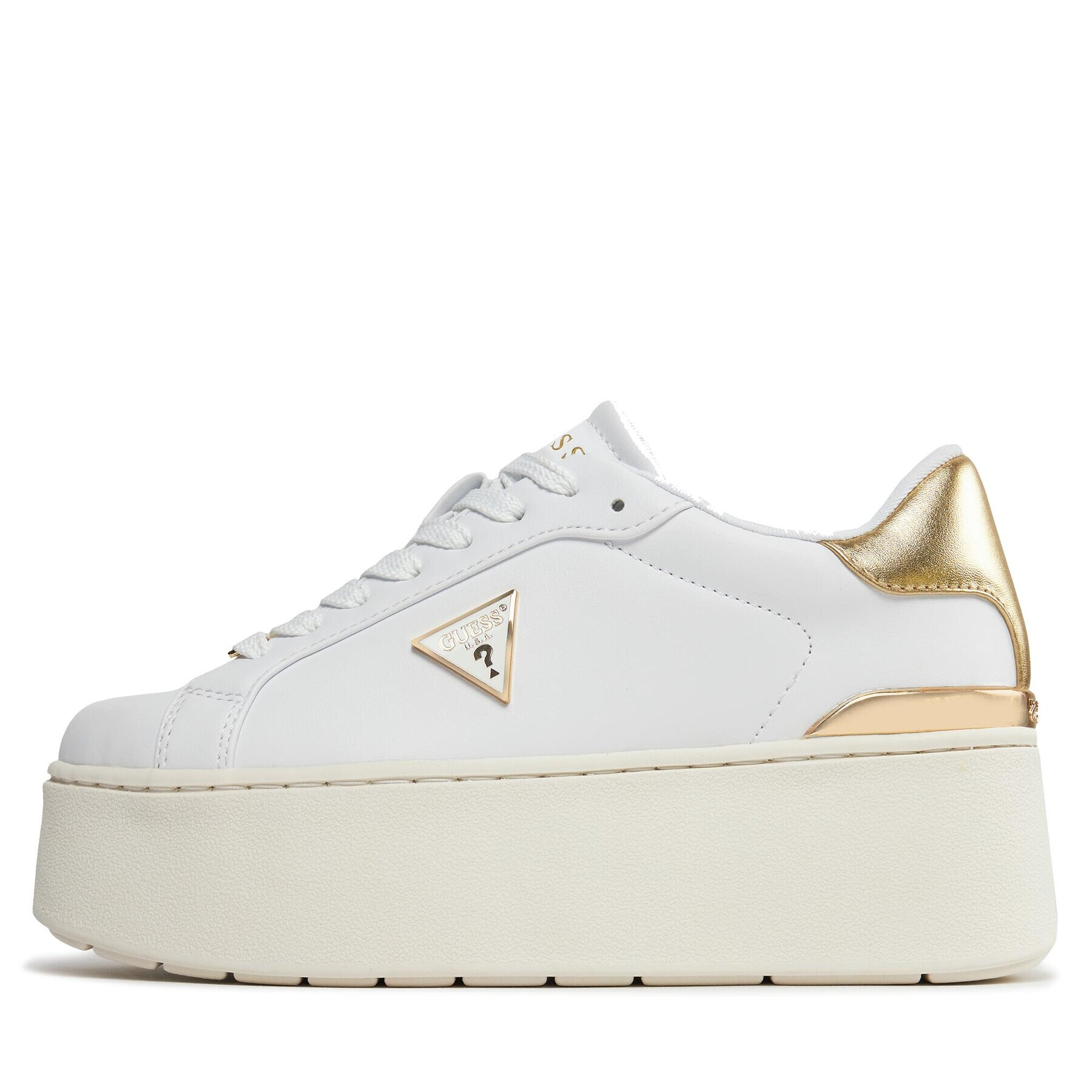 Guess Сникърси Willen FLPWLL LEL12 Бял - Pepit.bg