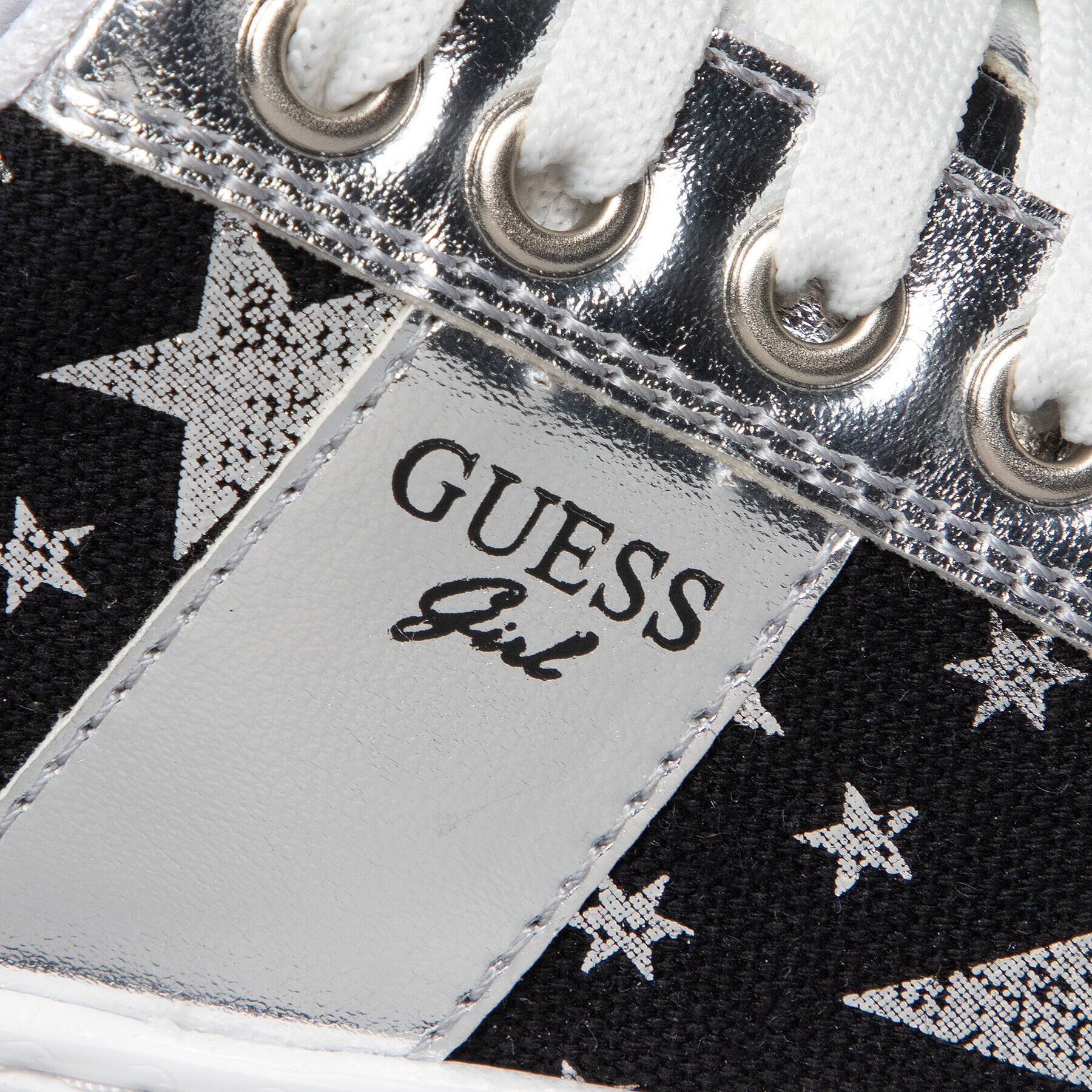 Guess Сникърси Wilma Star FI5WIM FAB12 Сребрист - Pepit.bg