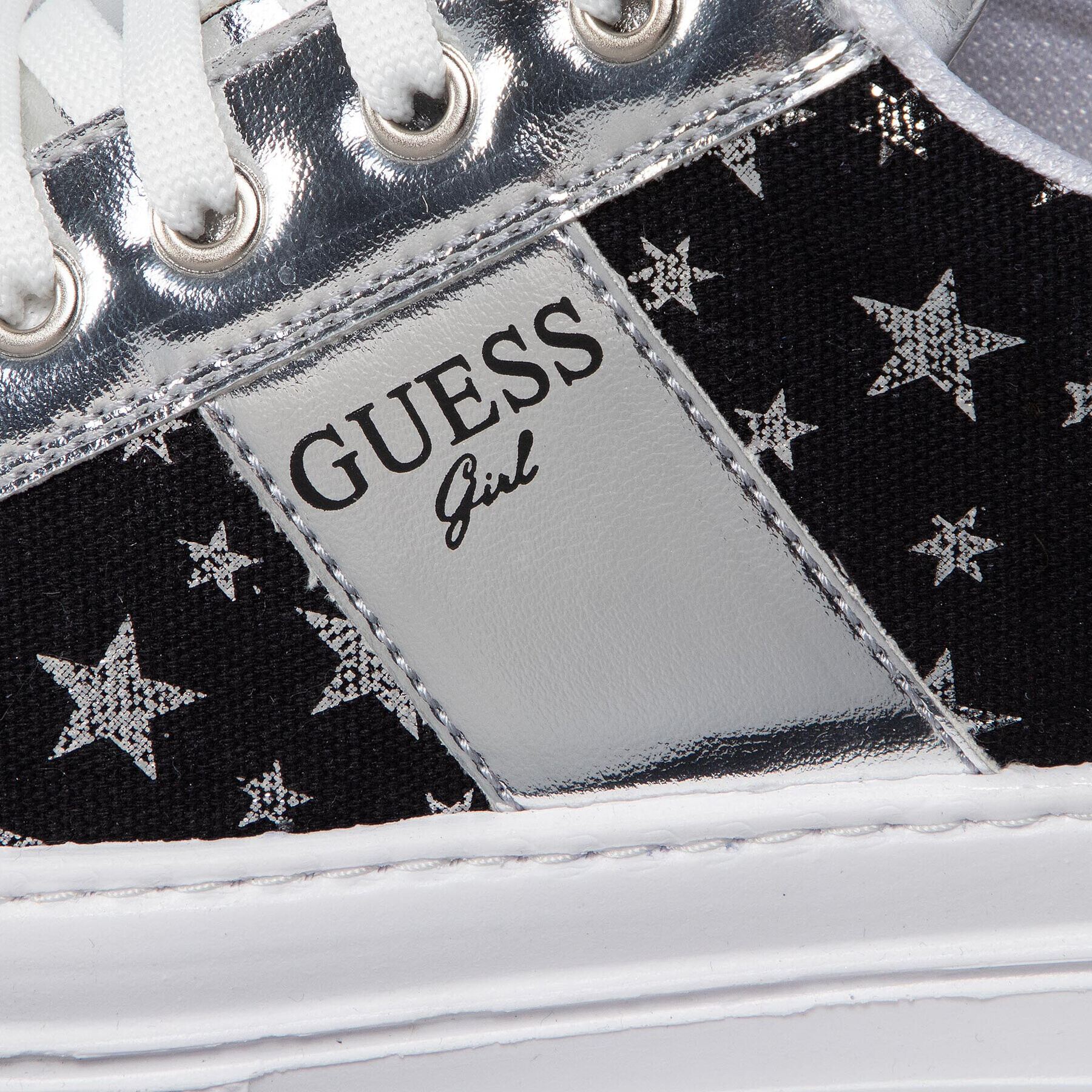 Guess Сникърси Wilma Star FJ5WIM FAB12 Сребрист - Pepit.bg