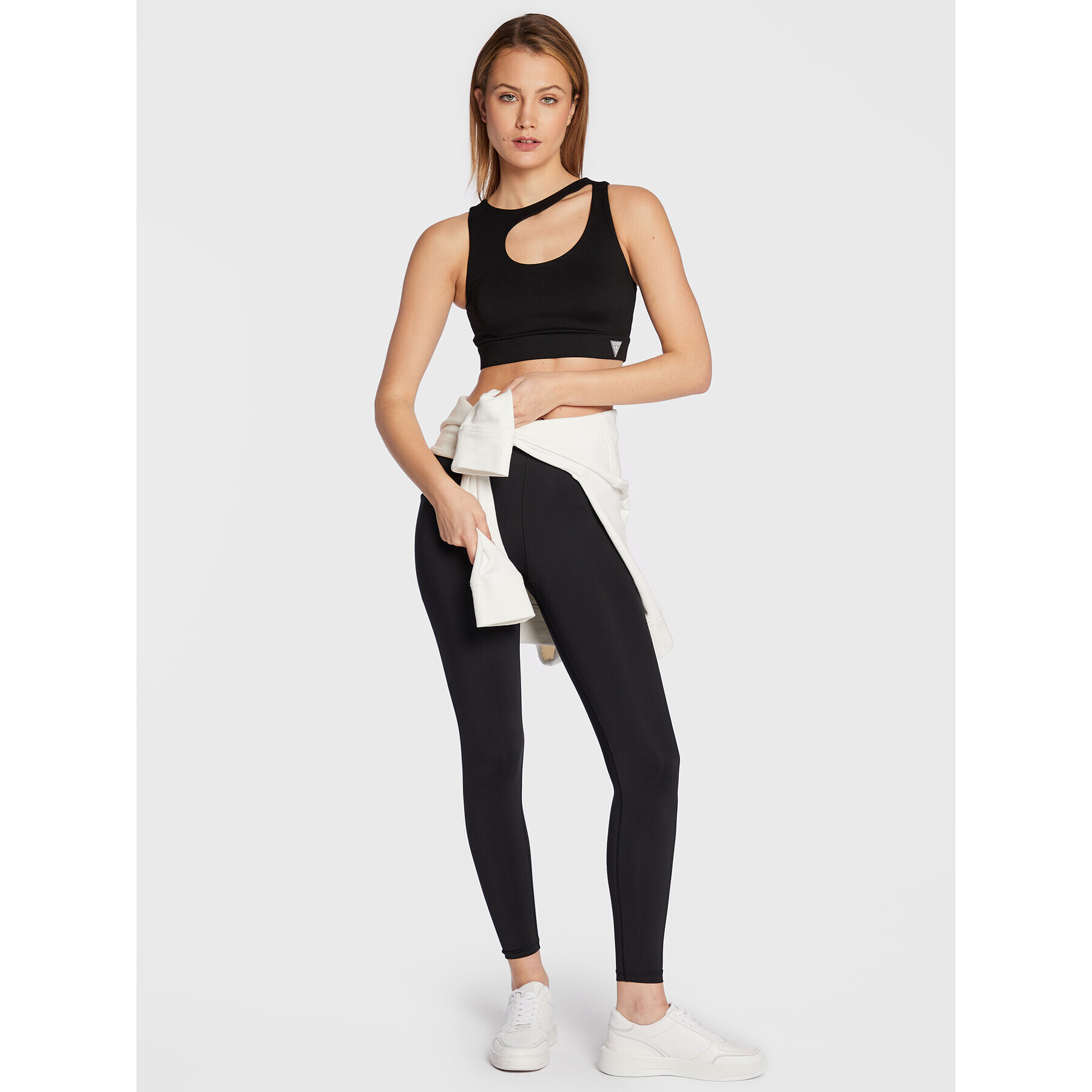 Guess Спортен сутиен V2YP01 MC04Z Черен - Pepit.bg