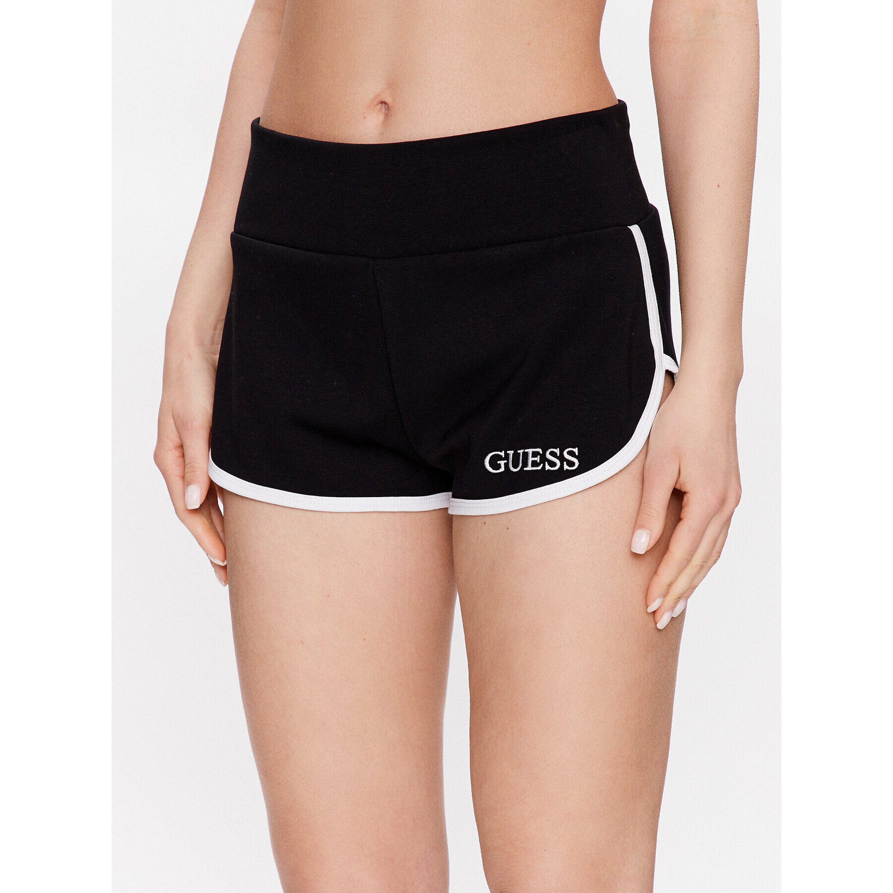 Guess Спортни шорти E3GD05 KBP41 Черен Regular Fit - Pepit.bg