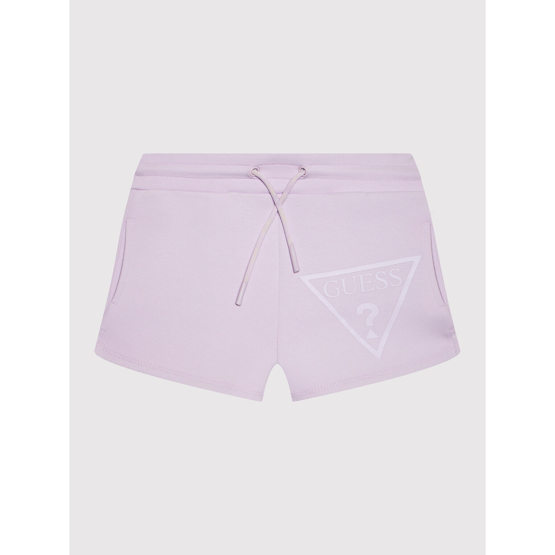 Guess Спортни шорти J2RD08 FL03S Виолетов Regular Fit - Pepit.bg