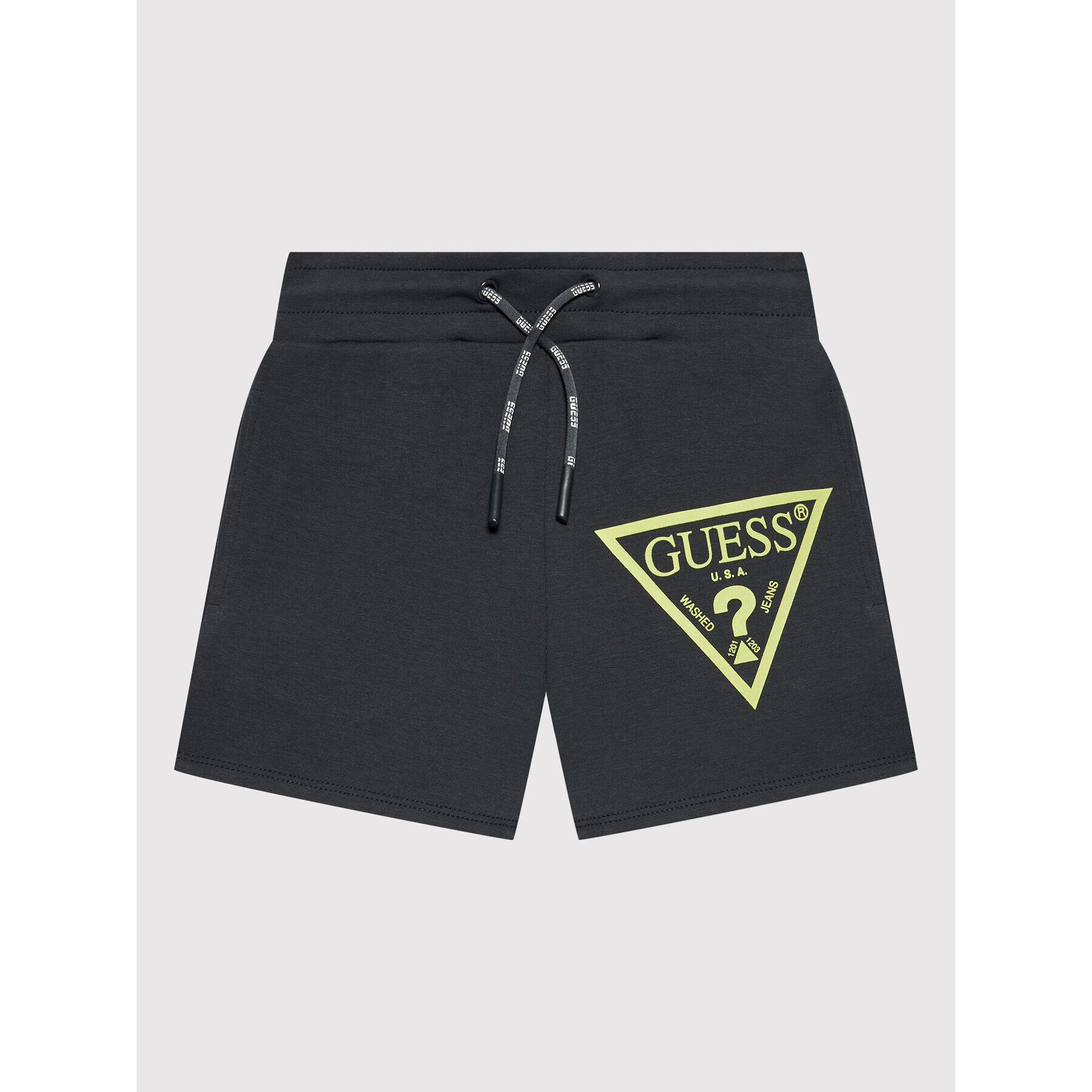 Guess Спортни шорти J2RD08 KAMN2 Черен Regular Fit - Pepit.bg