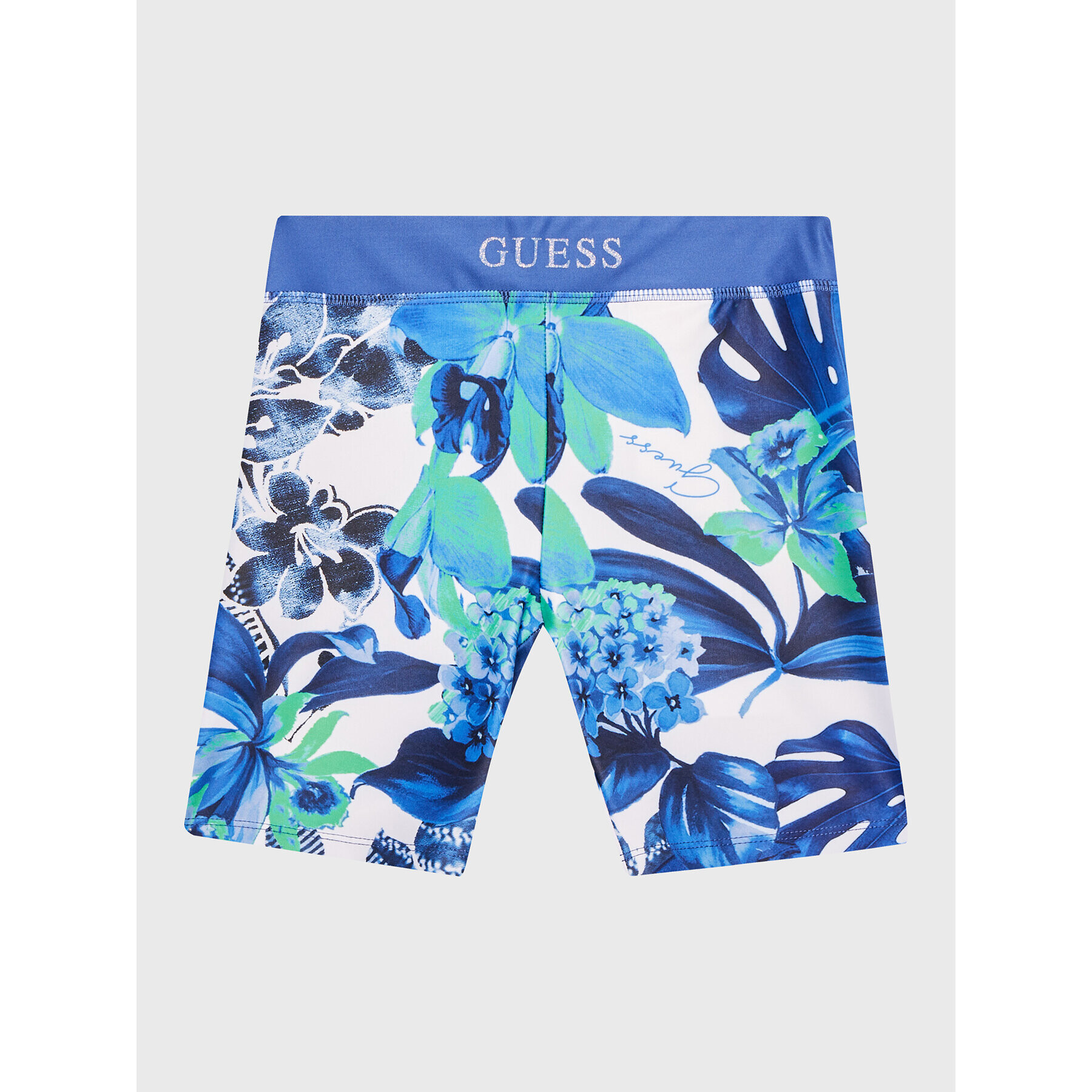 Guess Спортни шорти J3GD09 MC01P Син Regular Fit - Pepit.bg
