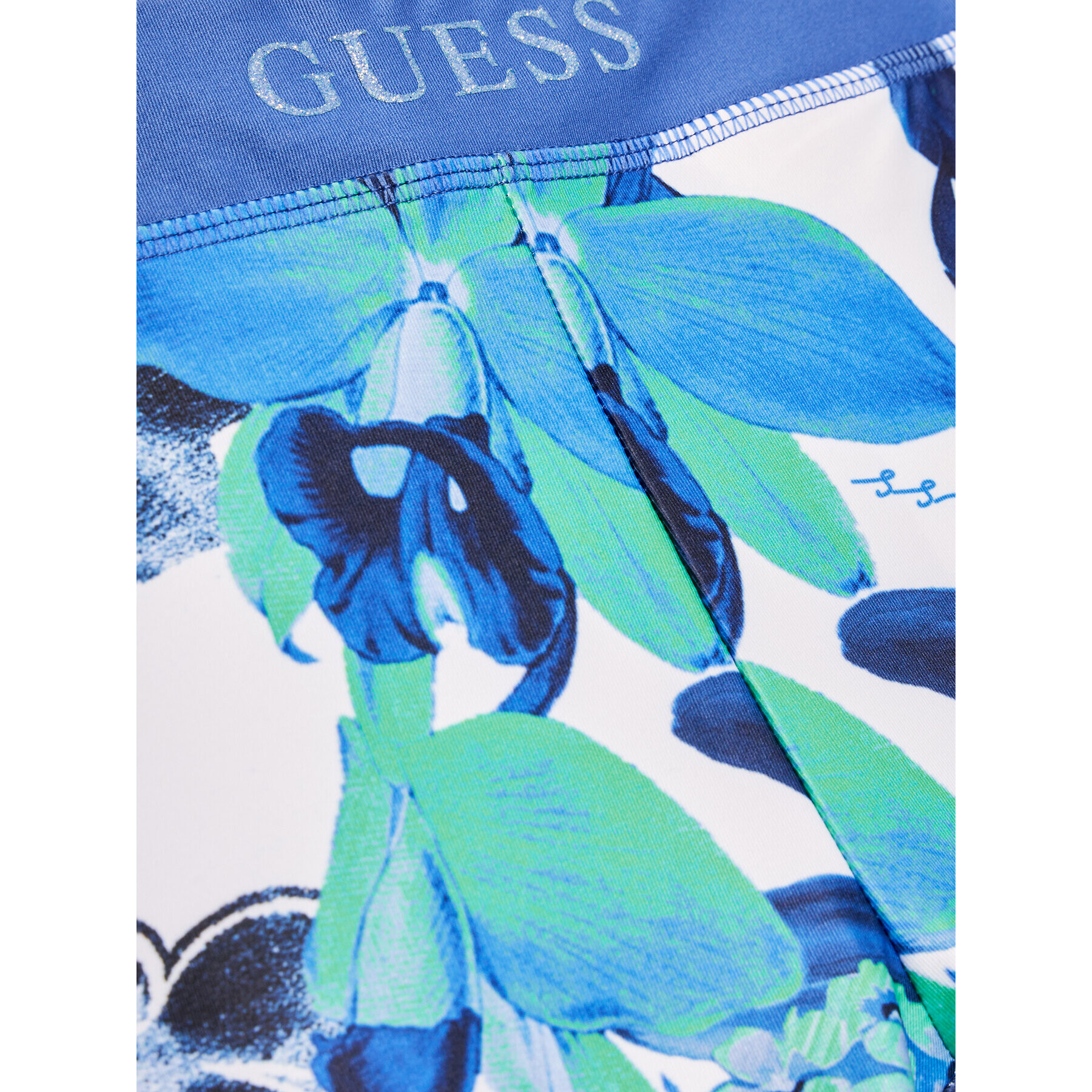Guess Спортни шорти J3GD09 MC01P Син Regular Fit - Pepit.bg
