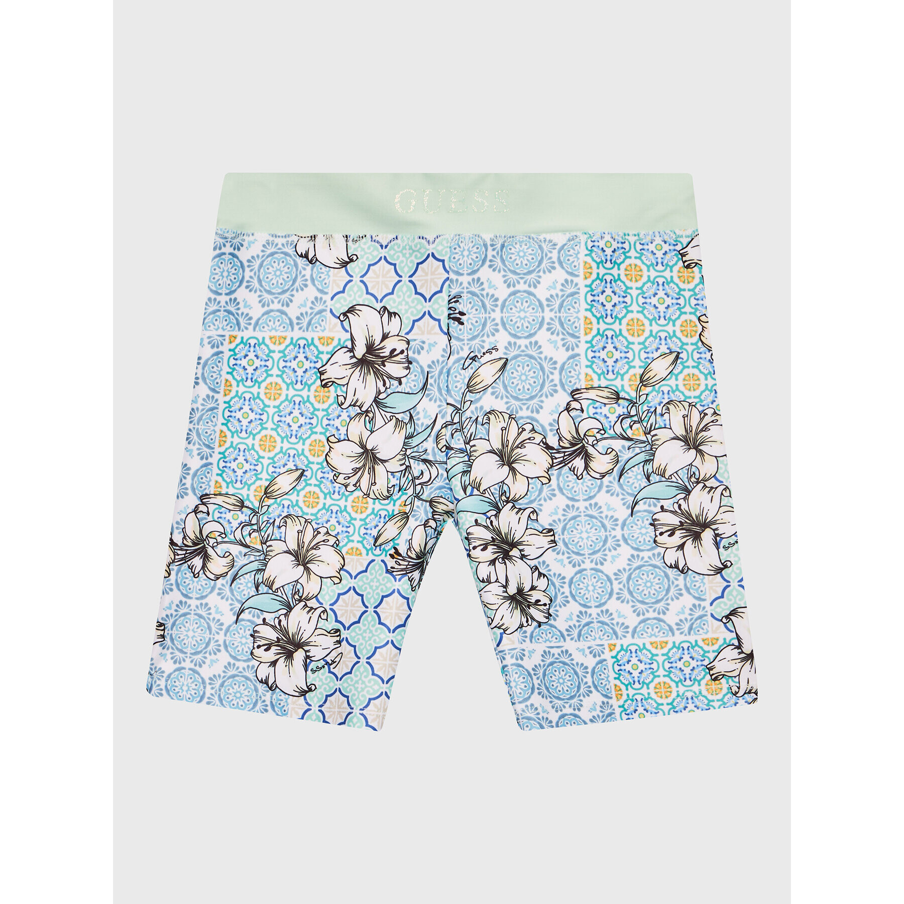 Guess Спортни шорти J3GD09 MC01P Син Regular Fit - Pepit.bg
