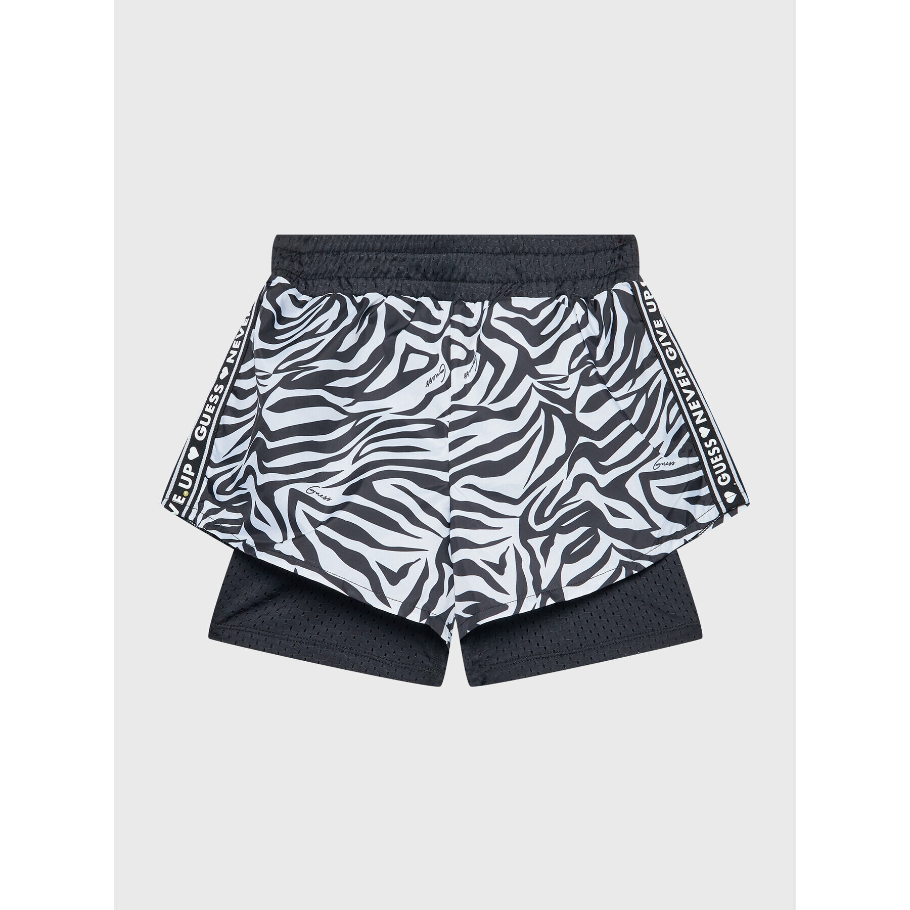 Guess Спортни шорти J3RD00 WDGX0 Черен Regular Fit - Pepit.bg