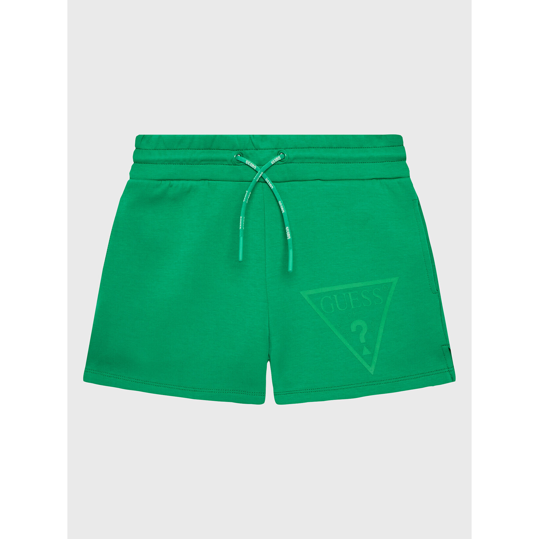 Guess Спортни шорти J3RD23 FL03S Зелен Relaxed Fit - Pepit.bg