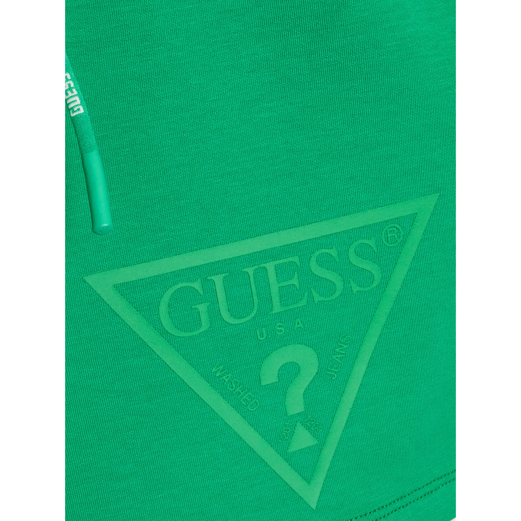 Guess Спортни шорти J3RD23 FL03S Зелен Relaxed Fit - Pepit.bg