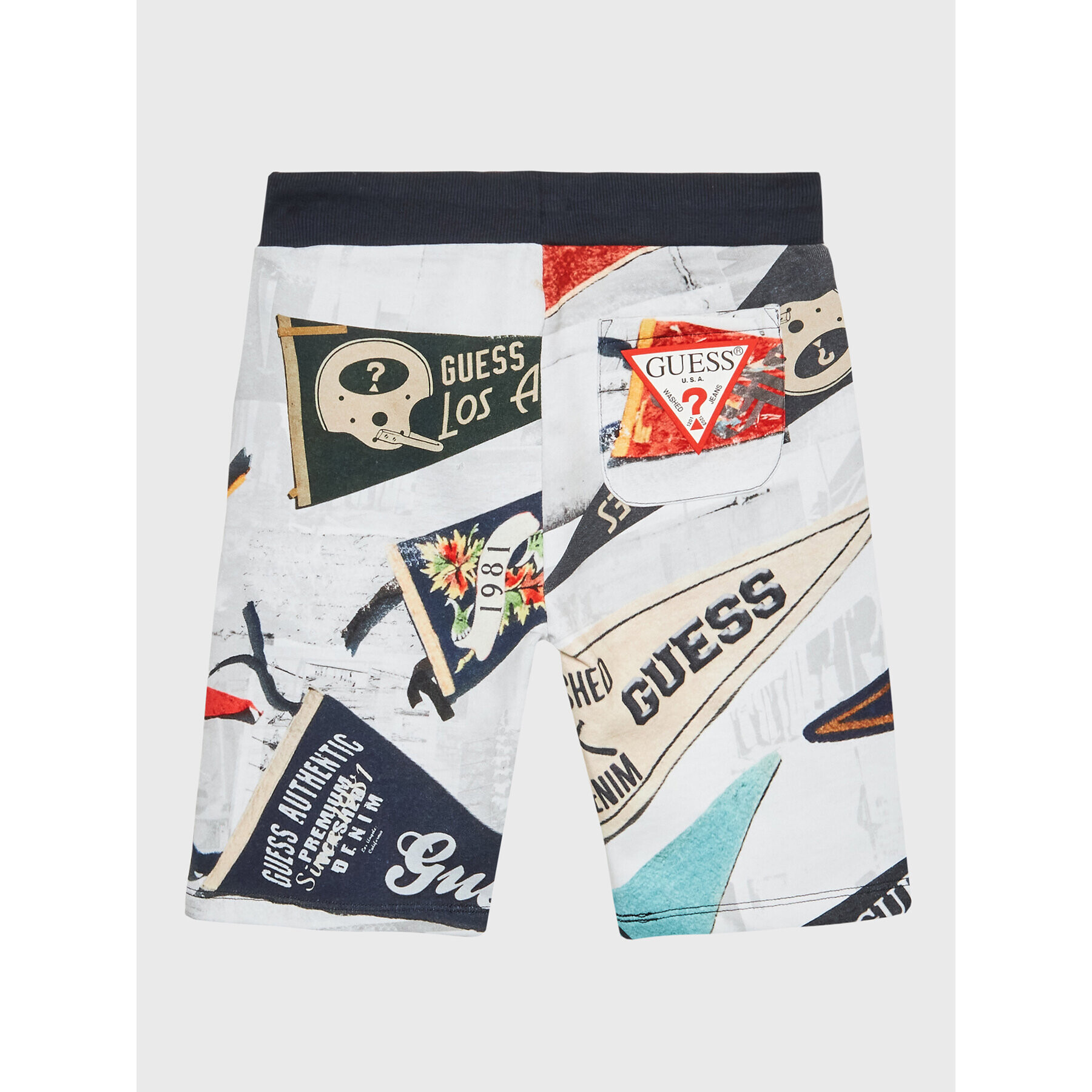 Guess Спортни шорти L3RD03 KA6R3 Сив Regular Fit - Pepit.bg
