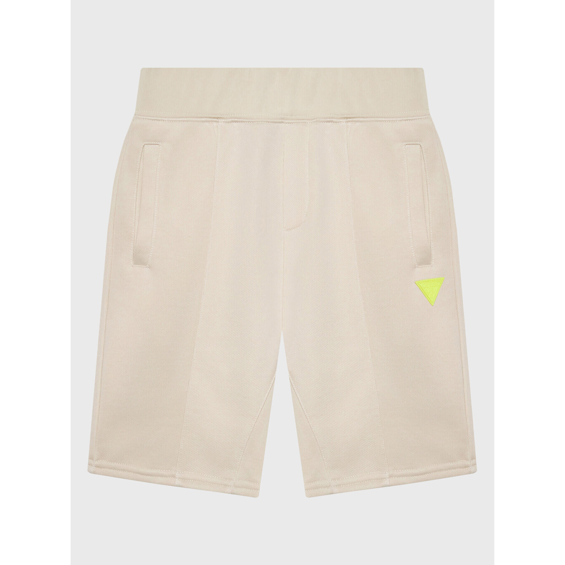 Guess Спортни шорти L3RD04 KBIH2 Бежов Regular Fit - Pepit.bg
