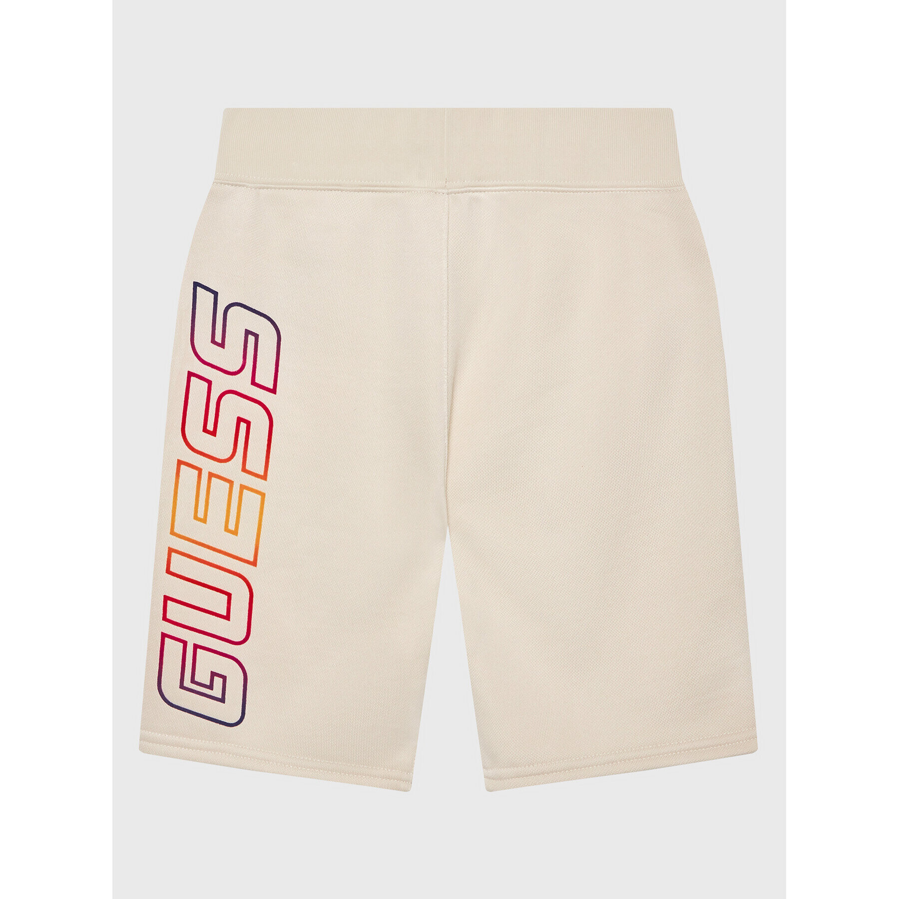 Guess Спортни шорти L3RD04 KBIH2 Бежов Regular Fit - Pepit.bg