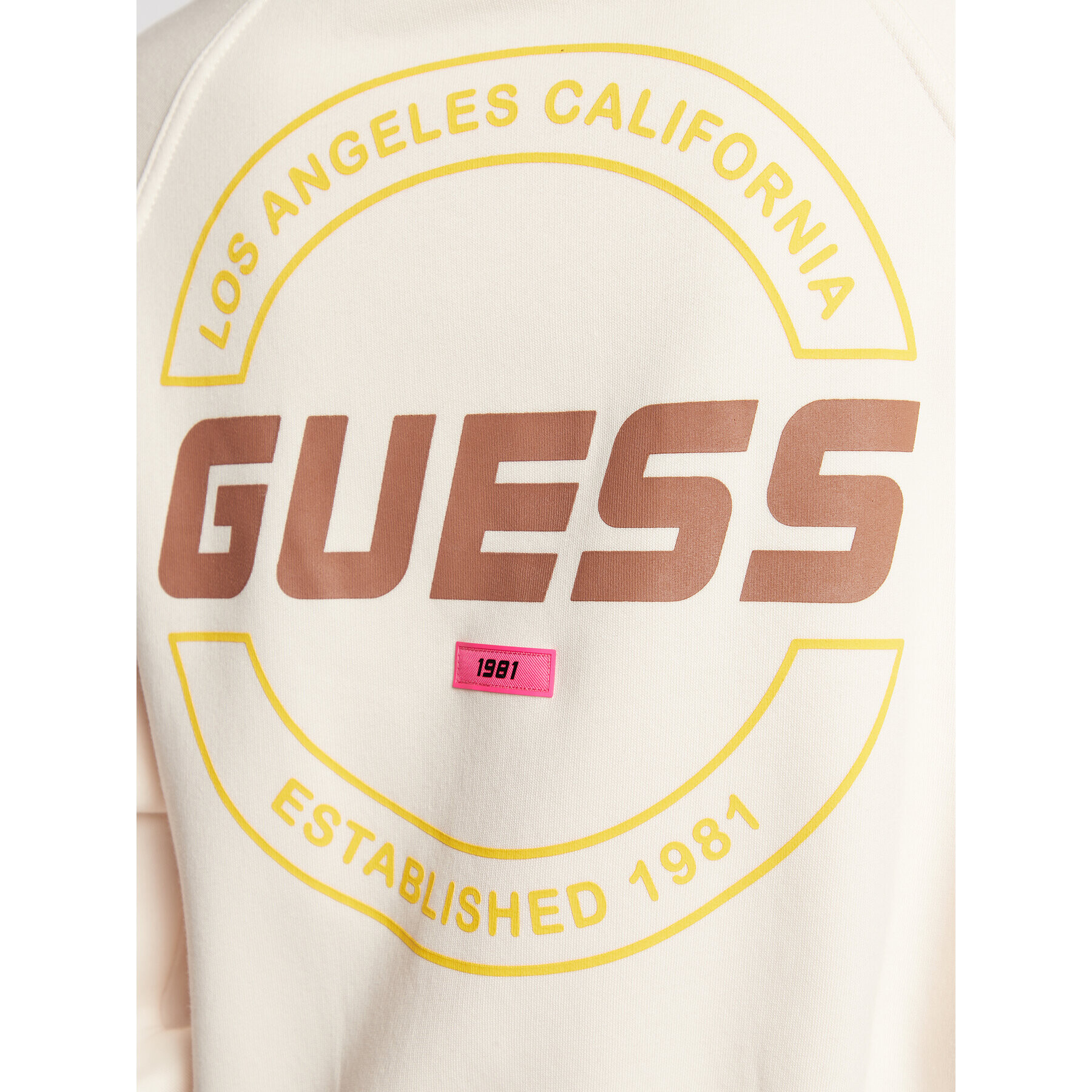 Guess Суитшърт Adrianna V3RQ00 KBGQ2 Екрю Regular Fit - Pepit.bg