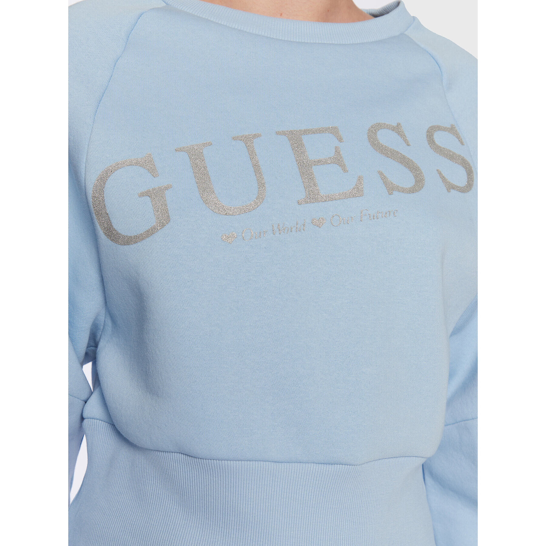 Guess Суитшърт Agacia W3RQ11 KB683 Син Regular Fit - Pepit.bg