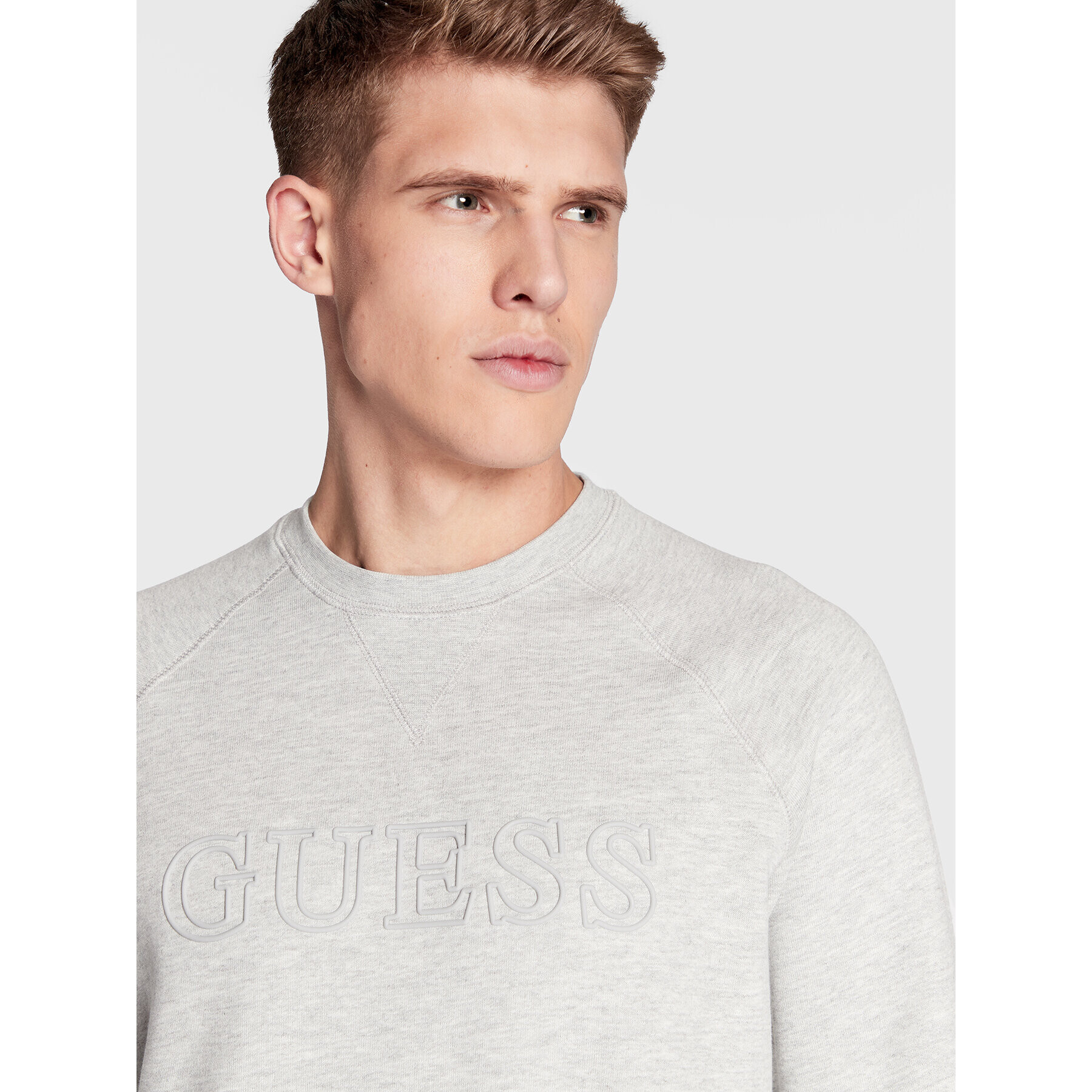 Guess Суитшърт Aldwin Z2YQ27 K9V31 Сив Regular Fit - Pepit.bg