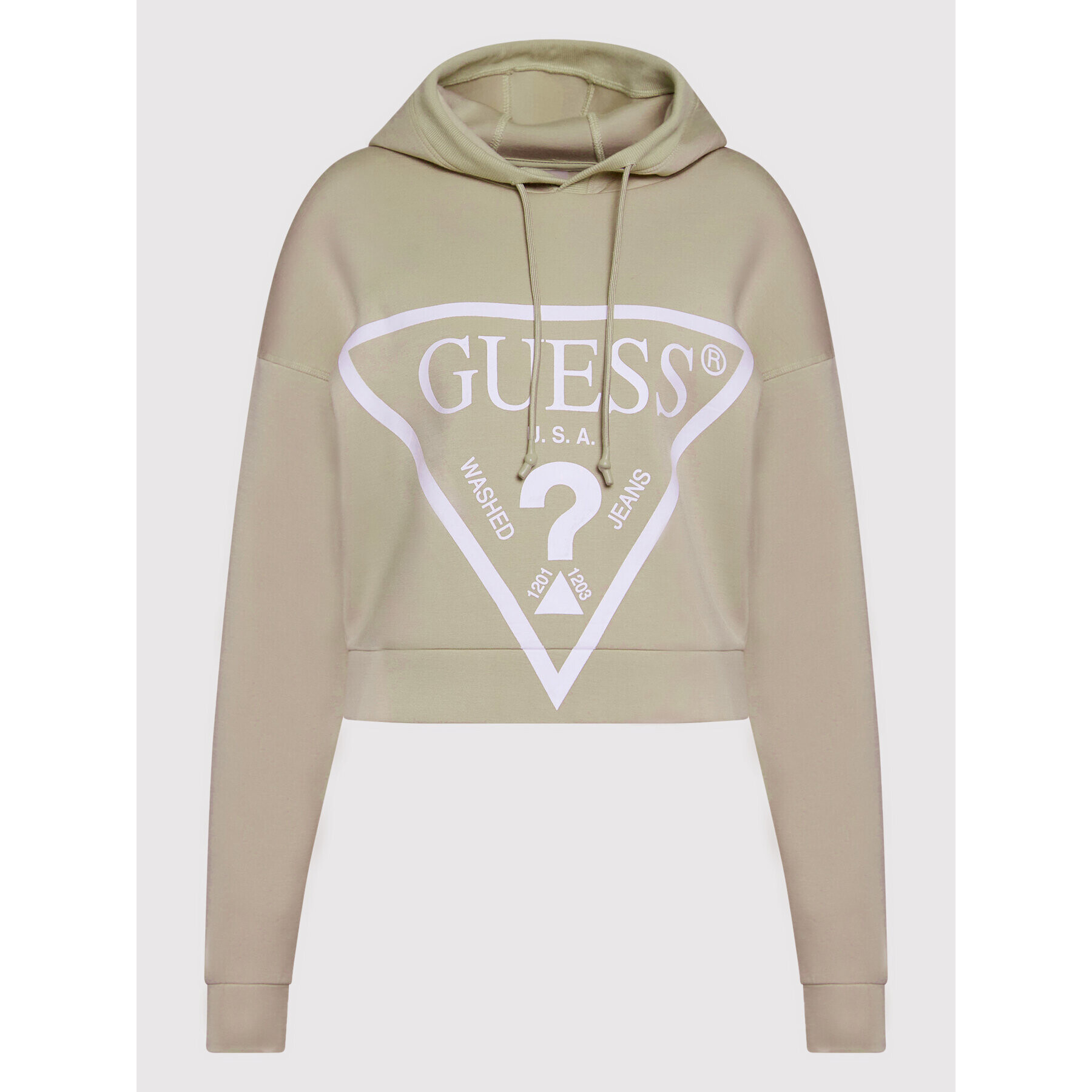 Guess Суитшърт Alisa O1GA29 KAMN2 Бежов Comfort Fit - Pepit.bg