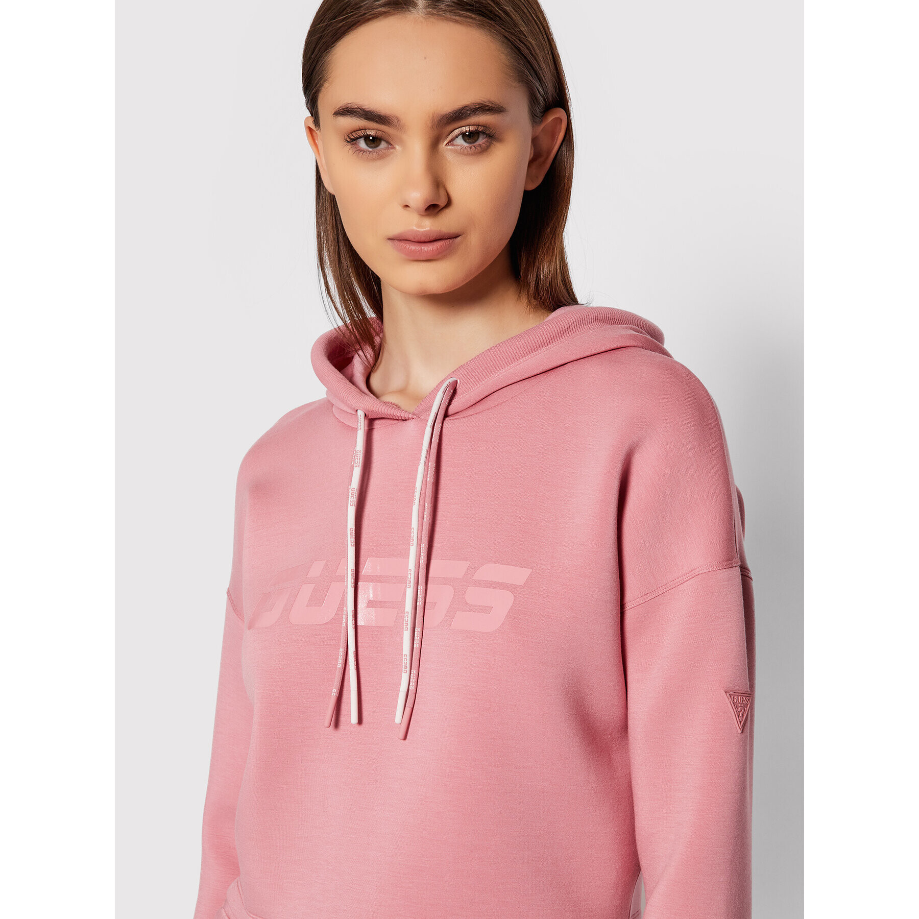 Guess Суитшърт Allie O1GA48 KAMN2 Розов Regular Fit - Pepit.bg