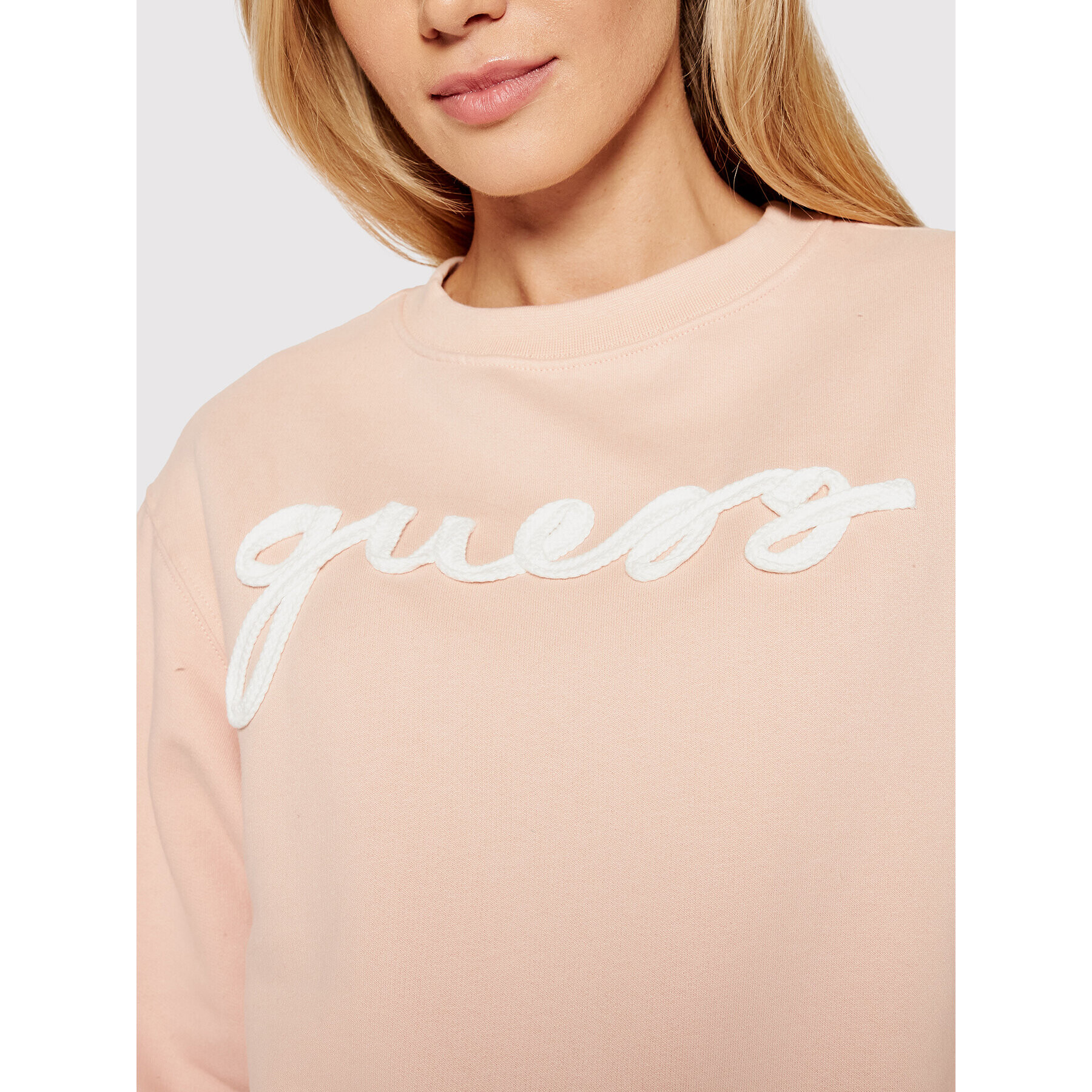 Guess Суитшърт Amanda W1YQ01 KAOR1 Розов Regular Fit - Pepit.bg