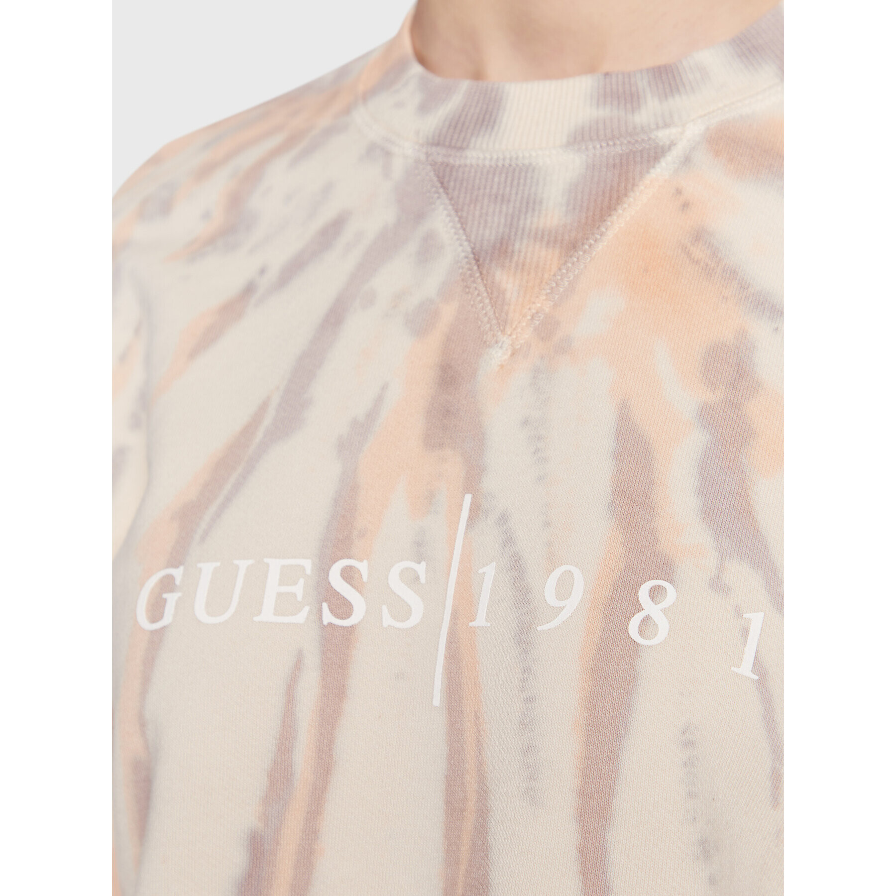 Guess Суитшърт Beatriz W3RQ15 KBKN0 Бежов Relaxed Fit - Pepit.bg