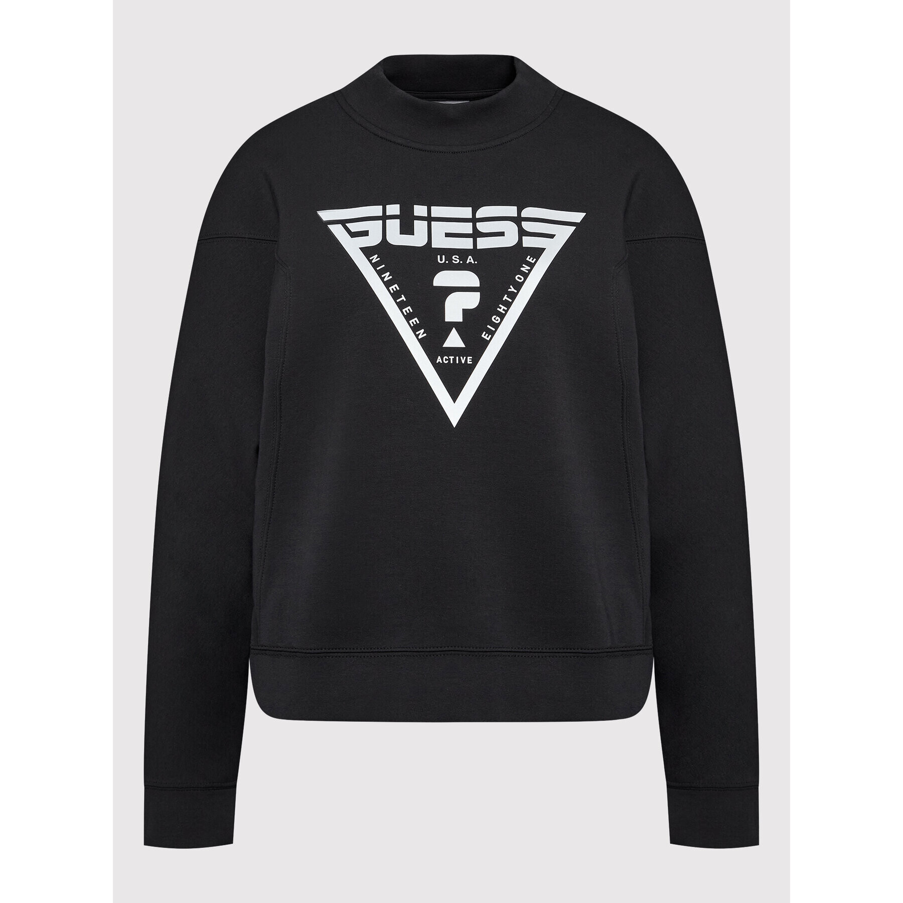 Guess Суитшърт Caren O1BA69 FL03S Черен Regular Fit - Pepit.bg