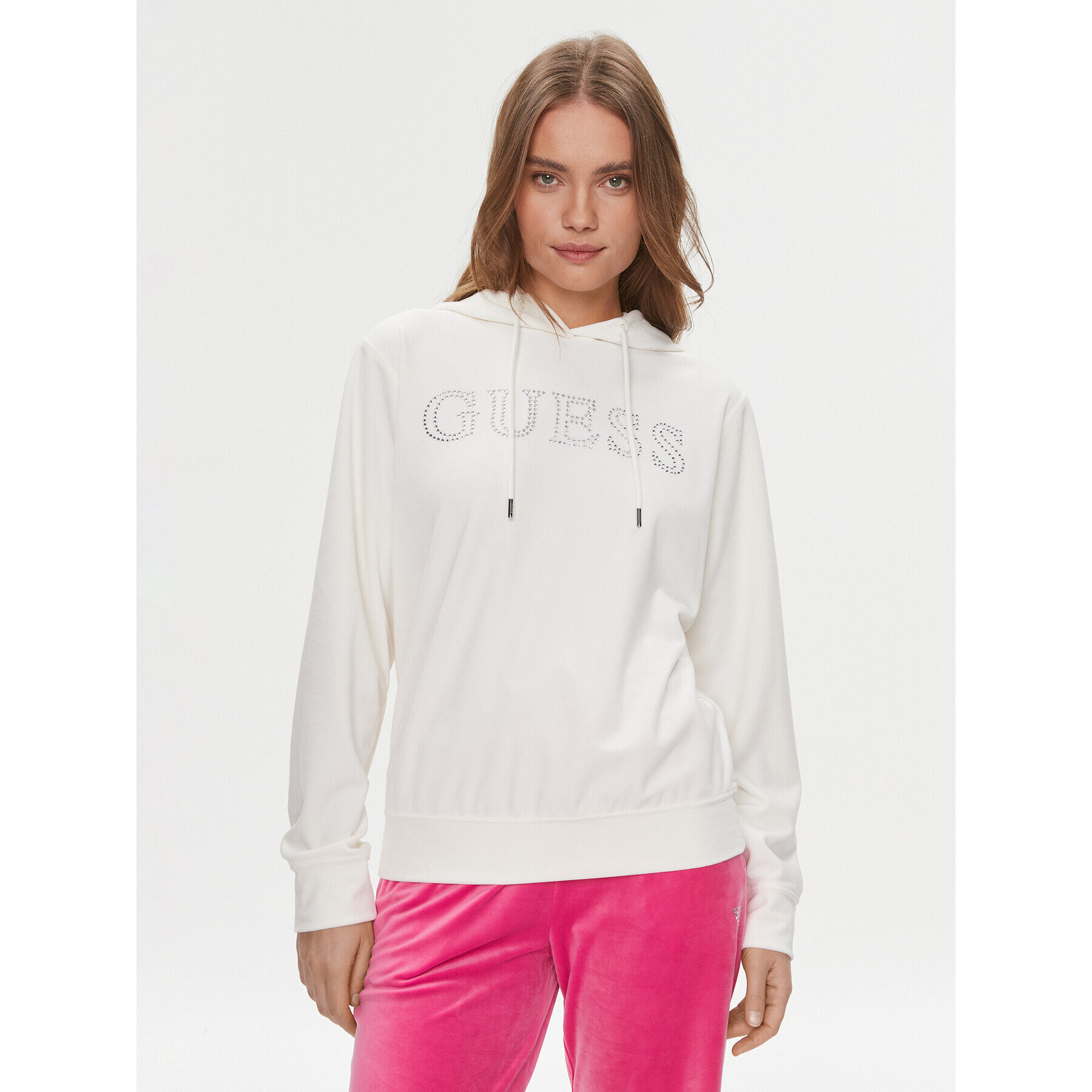 Guess Суитшърт Couture V4RQ25 KBXI2 Екрю Regular Fit - Pepit.bg