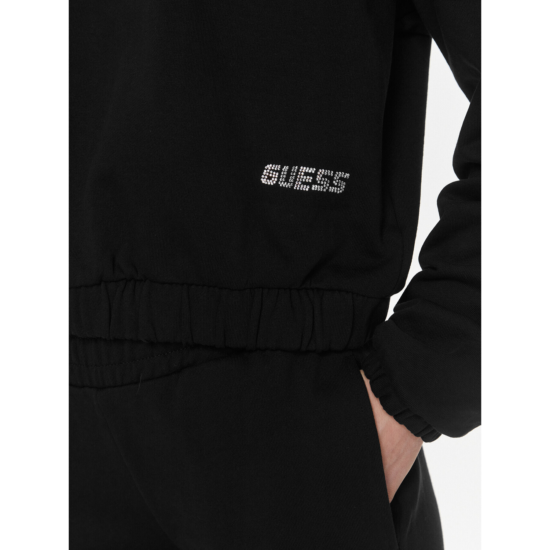 Guess Суитшърт Eleanora V4RQ09 KC5O0 Черен Regular Fit - Pepit.bg