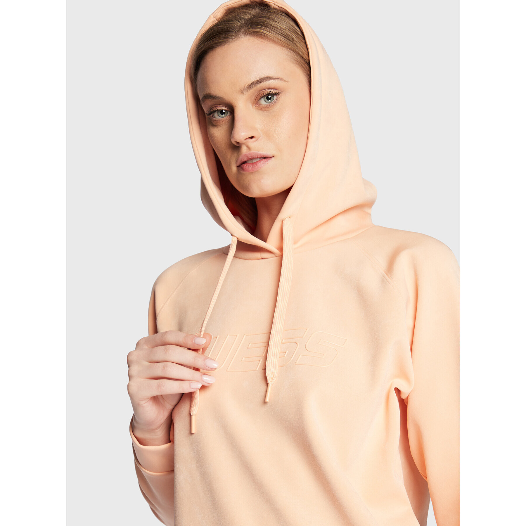 Guess Суитшърт Euphemia V2BQ01 KBC00 Оранжев Regular Fit - Pepit.bg