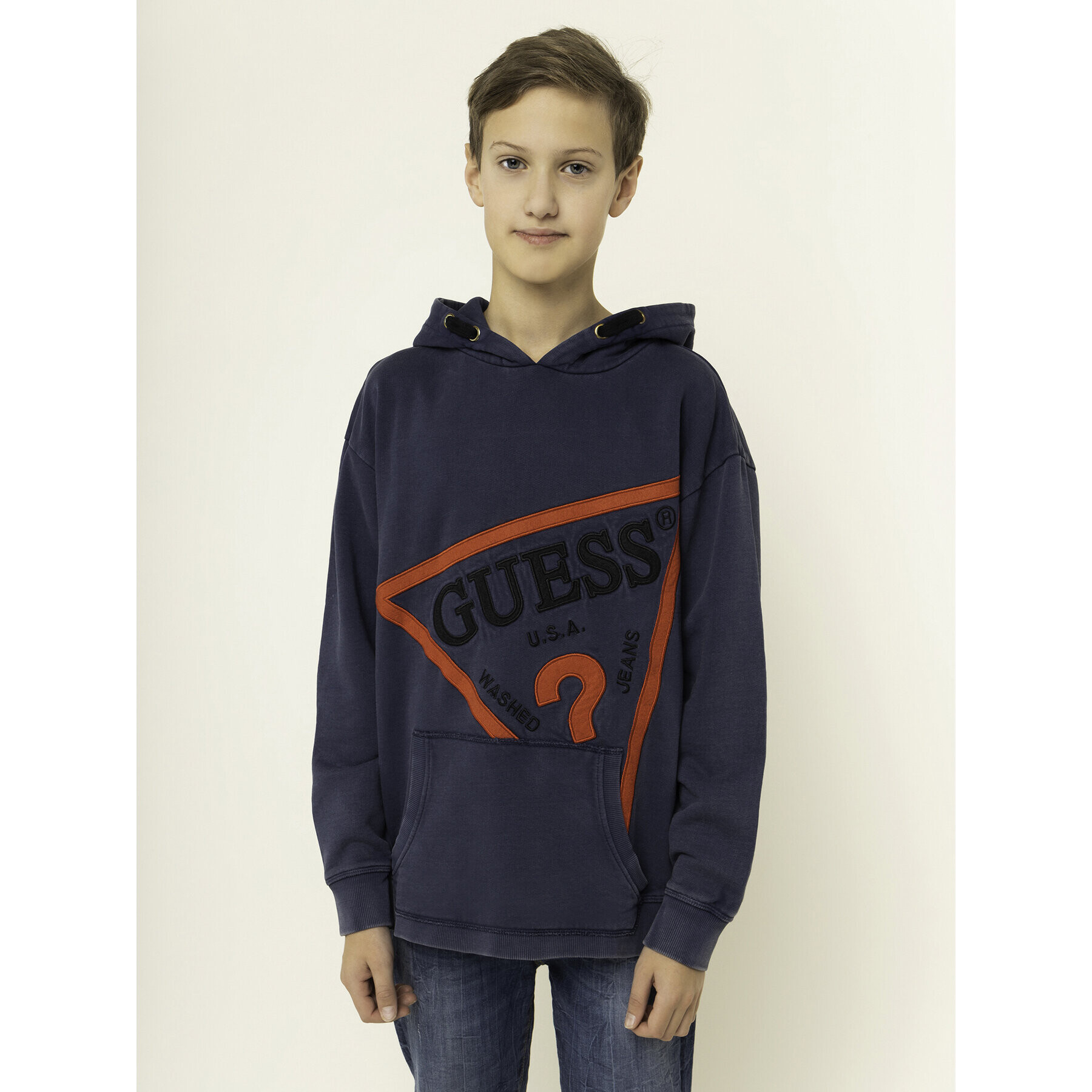 Guess Суитшърт H94J01 K8D80 Тъмносин Regular Fit - Pepit.bg