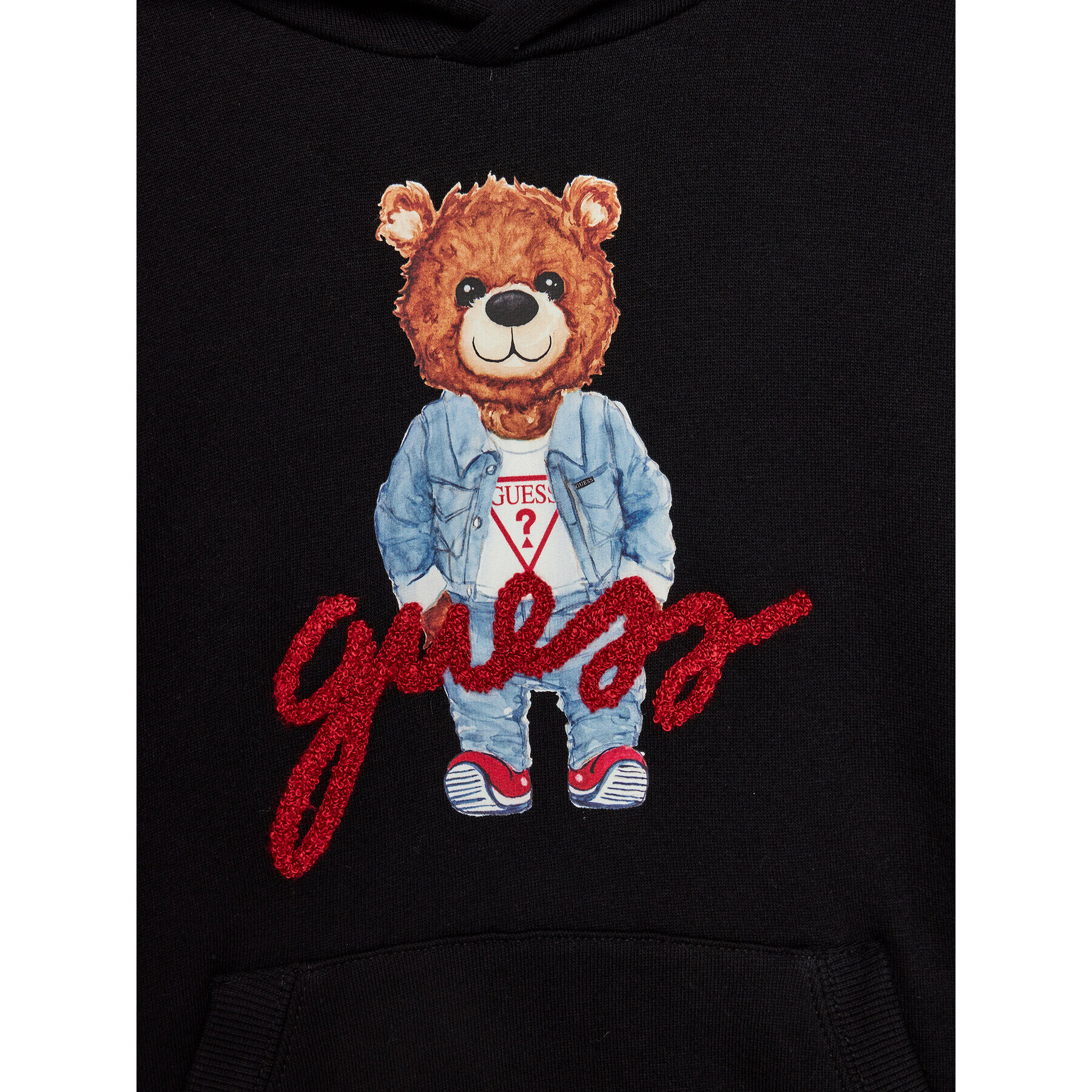 Guess Суитшърт Hooded L4RQ24 KBJ31 Черен Regular Fit - Pepit.bg