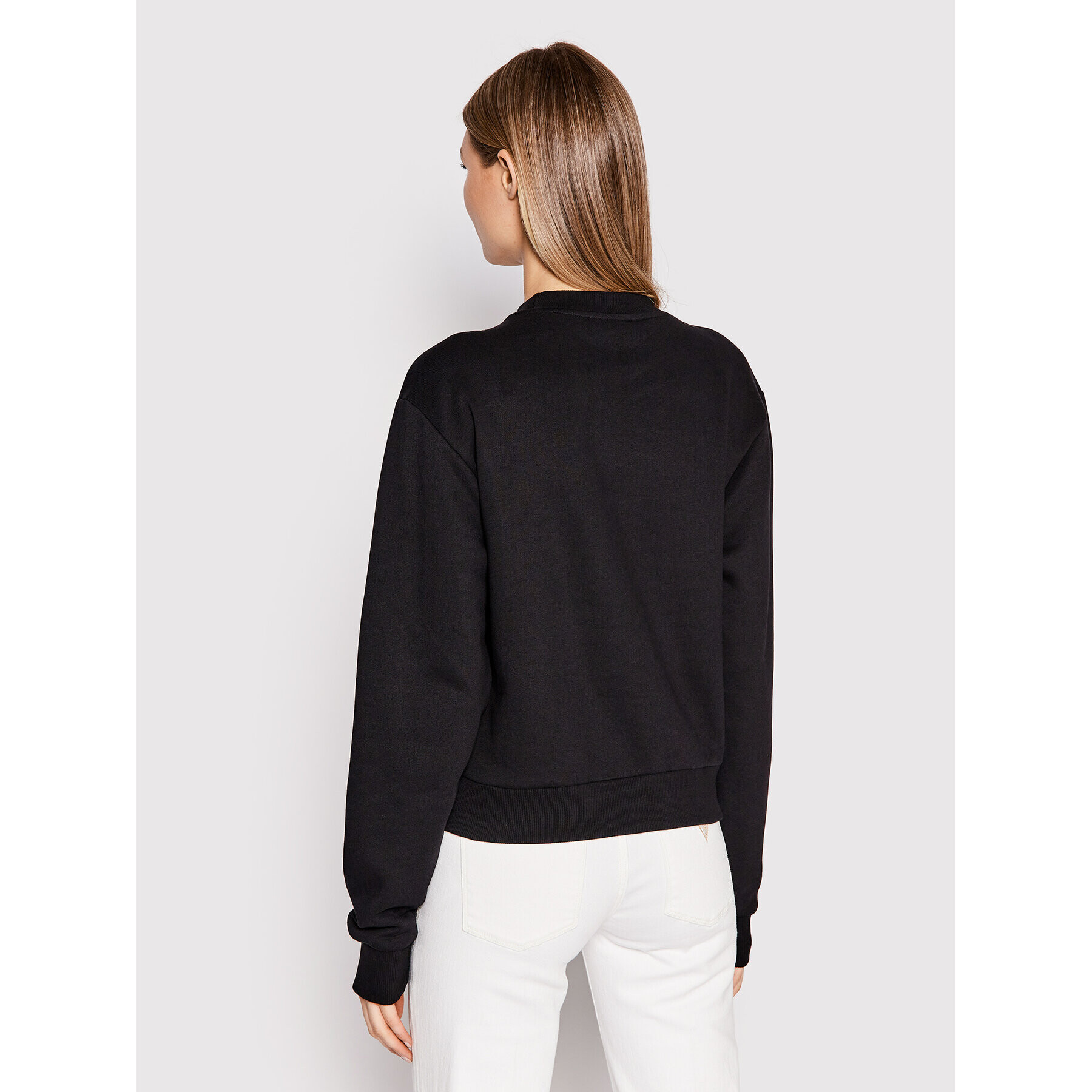 Guess Суитшърт Icon W1YQ0C K68I0 Черен Regular Fit - Pepit.bg