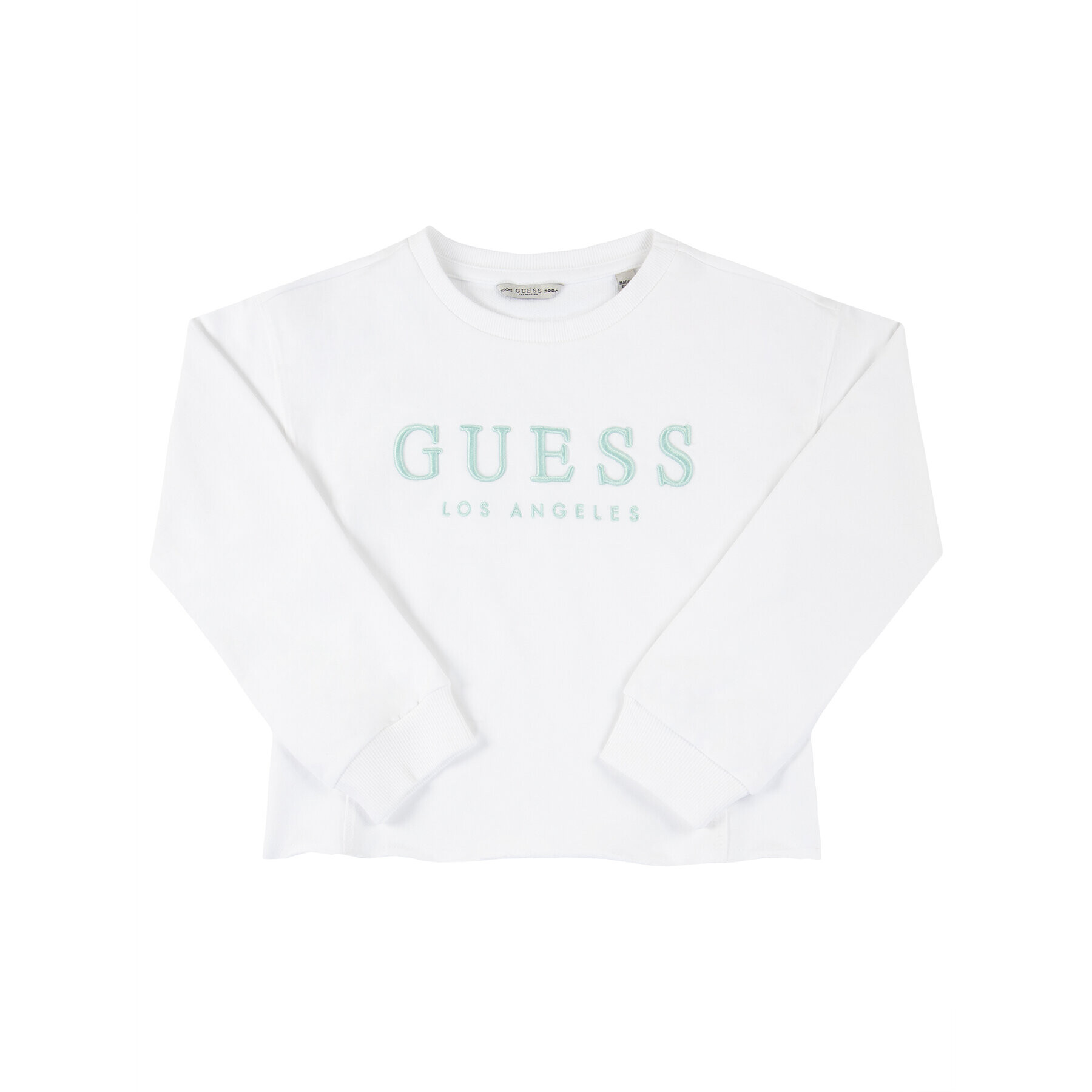 Guess Суитшърт J02Q00 K82R0 Бял Regular Fit - Pepit.bg