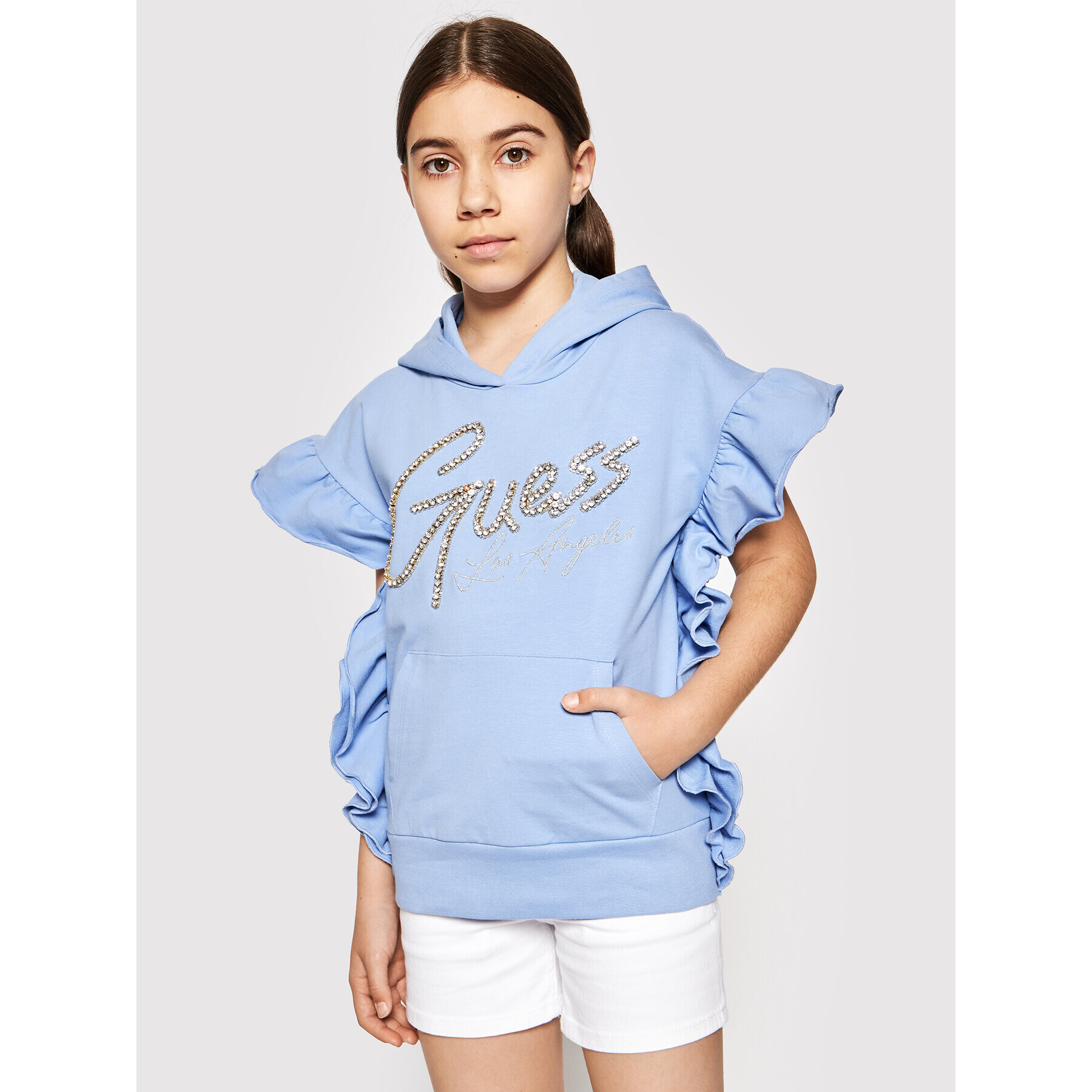 Guess Суитшърт J1RQ07 KA6V0 Син Regular Fit - Pepit.bg