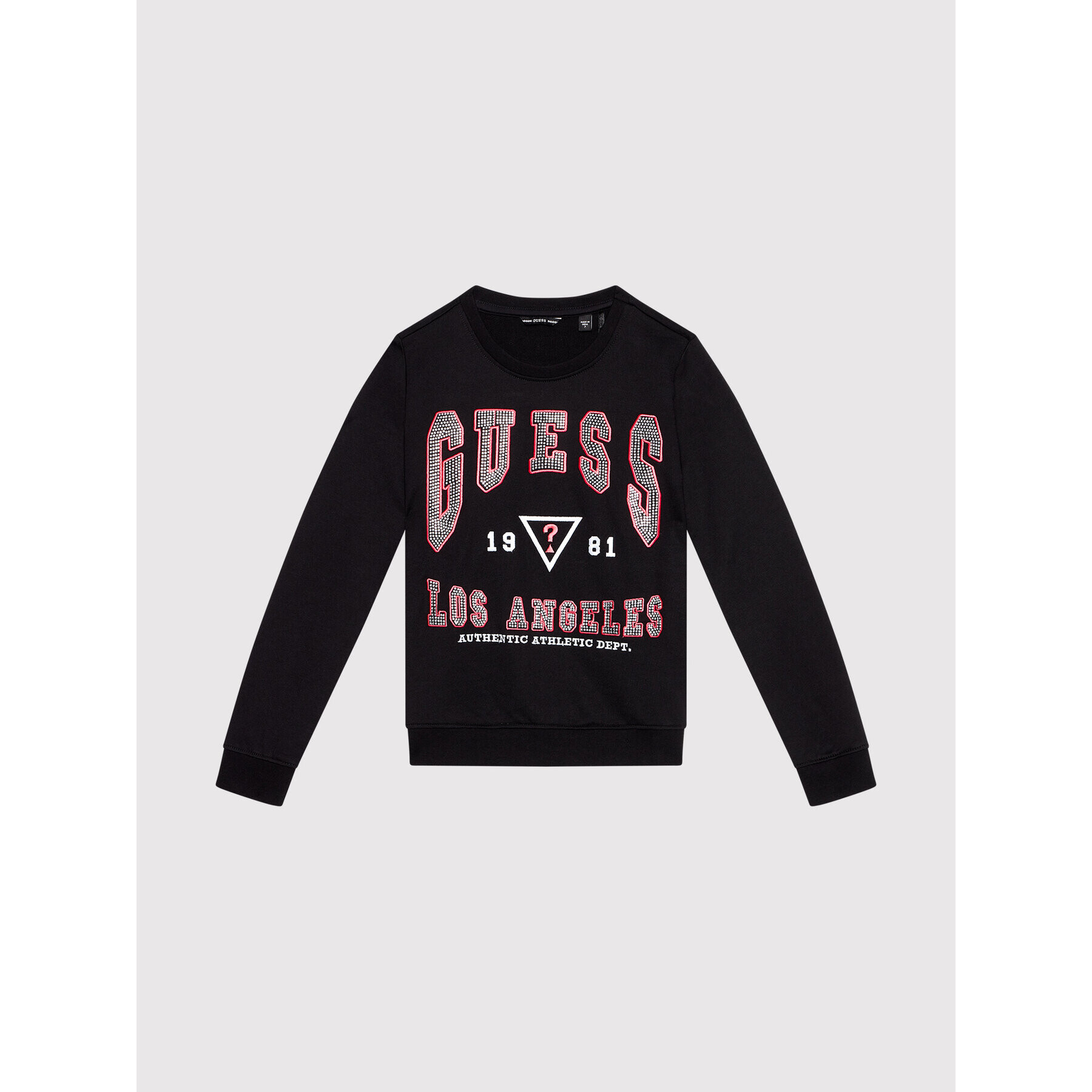 Guess Суитшърт J1YQ04 KA6R0 Черен Regular Fit - Pepit.bg