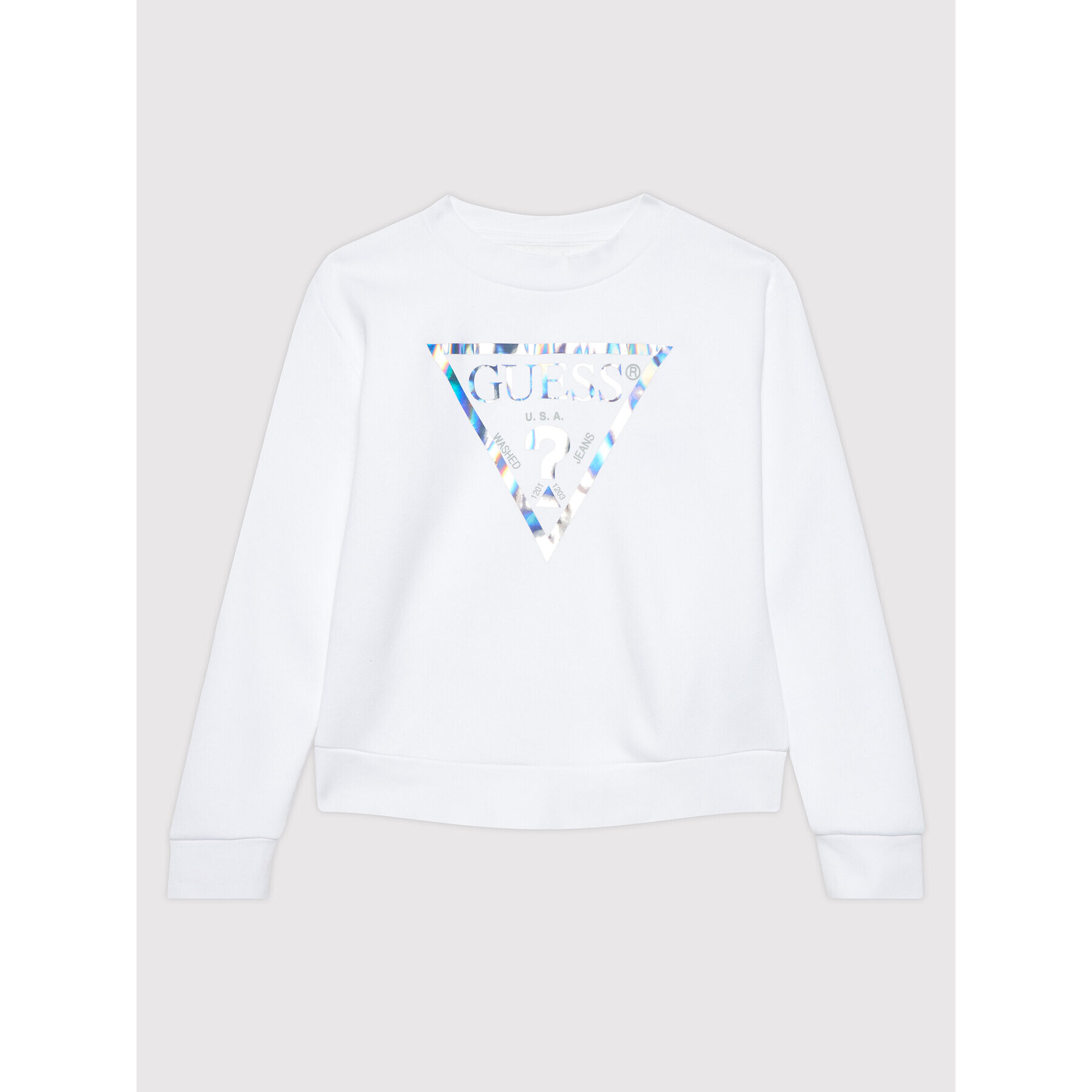 Guess Суитшърт J1YQ16 K9Z21 Бял Regular Fit - Pepit.bg