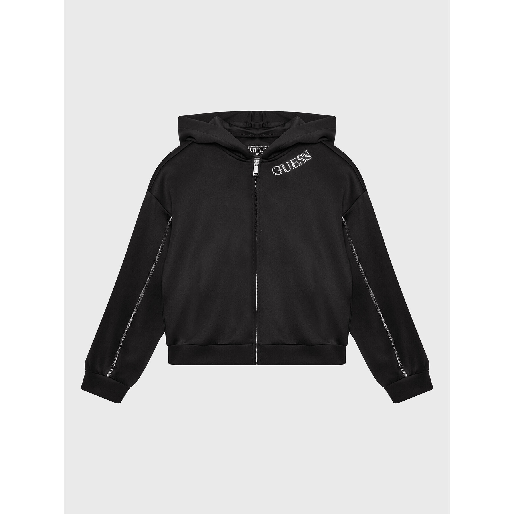 Guess Суитшърт J2BQ01 KAZQ0 Черен Regular Fit - Pepit.bg