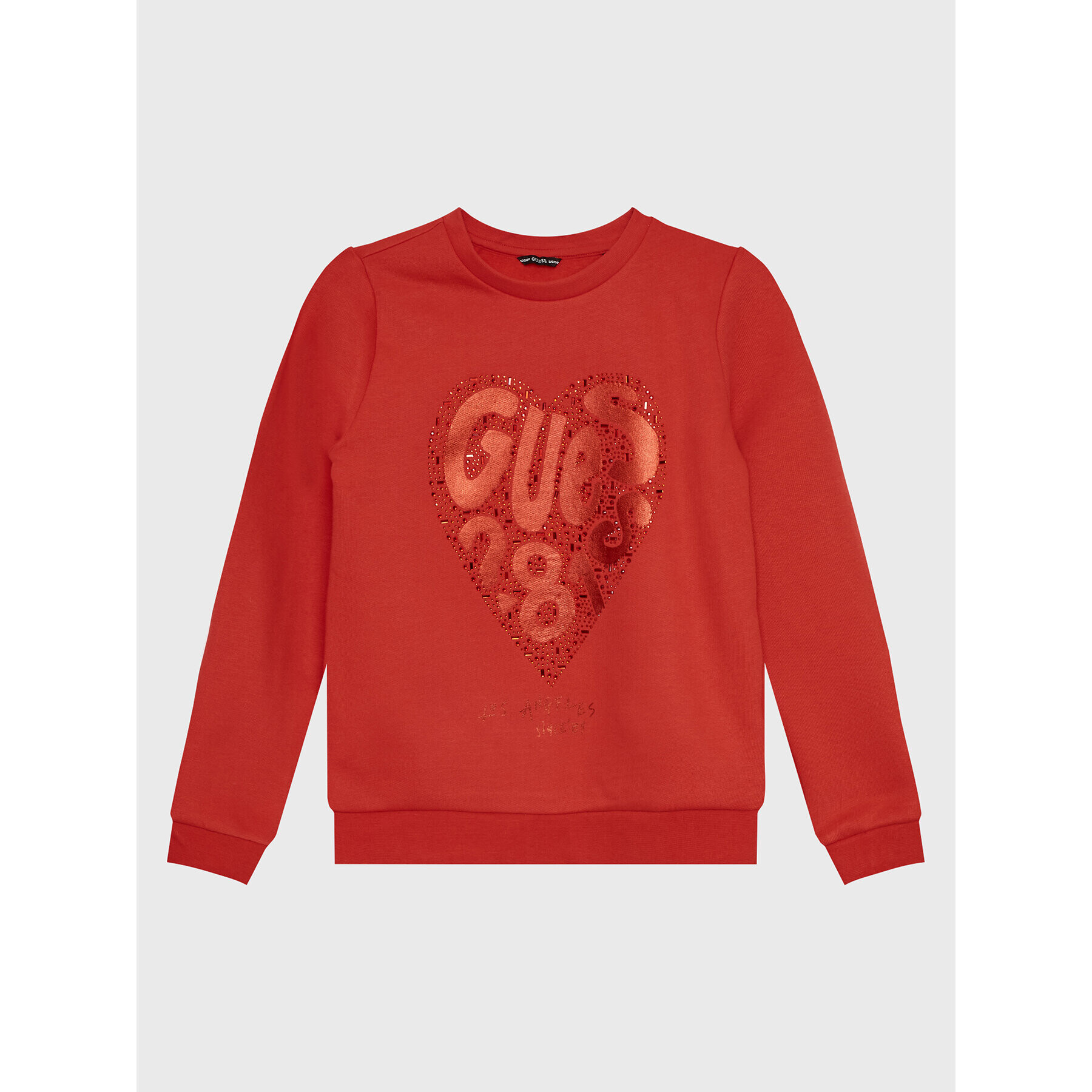 Guess Суитшърт J2BQ05 KAD73 Червен Regular Fit - Pepit.bg