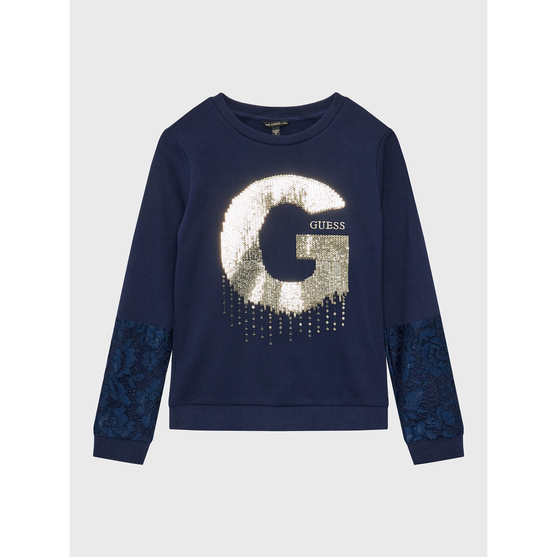 Guess Суитшърт J2BQ06 K8D80 Тъмносин Regular Fit - Pepit.bg