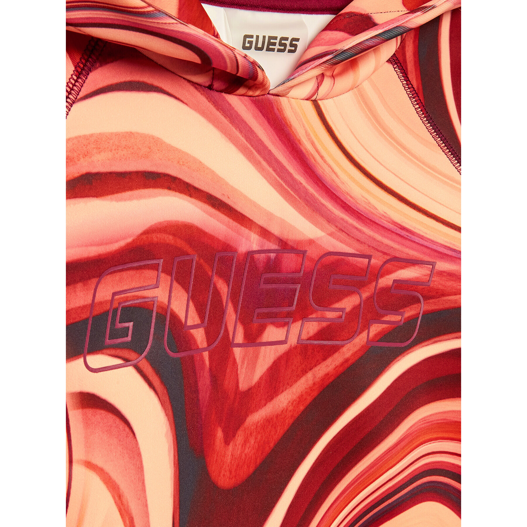 Guess Суитшърт J2BQ23 KBBZ0 Оранжев Regular Fit - Pepit.bg